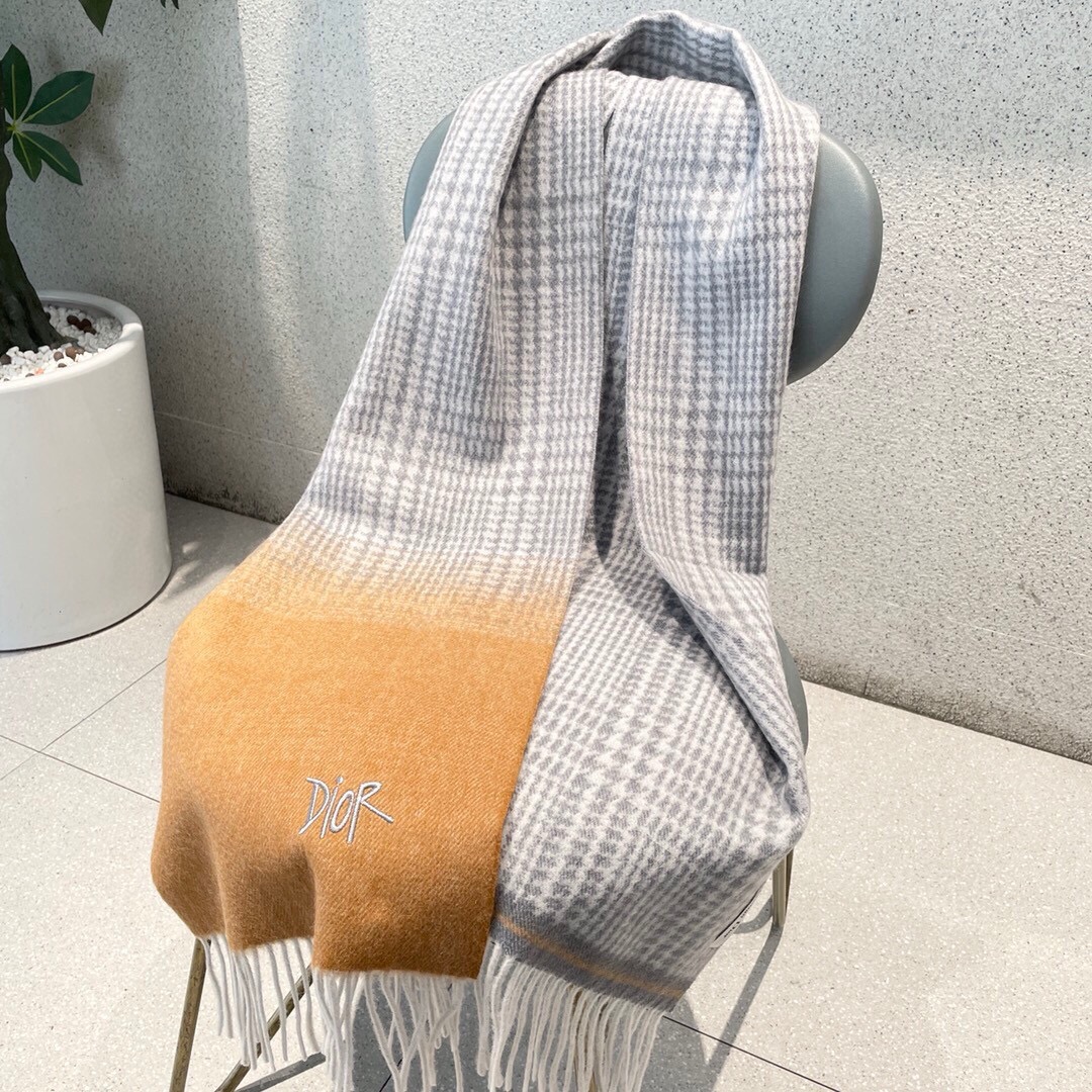 【DIOR  ディオール 】スカーフ32*200cm  241108-BRAND OFF