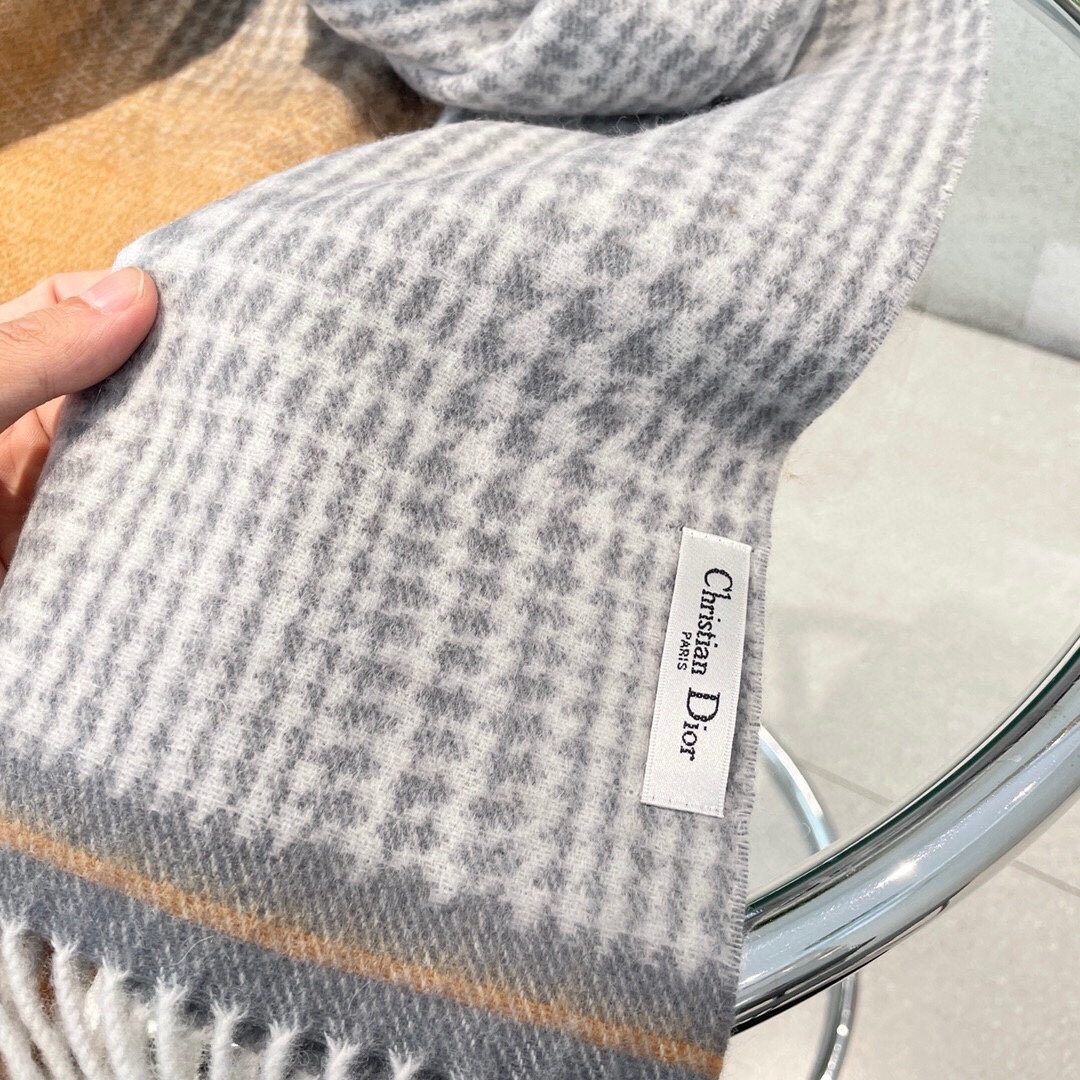 【DIOR  ディオール 】スカーフ32*200cm  241108-BRAND OFF