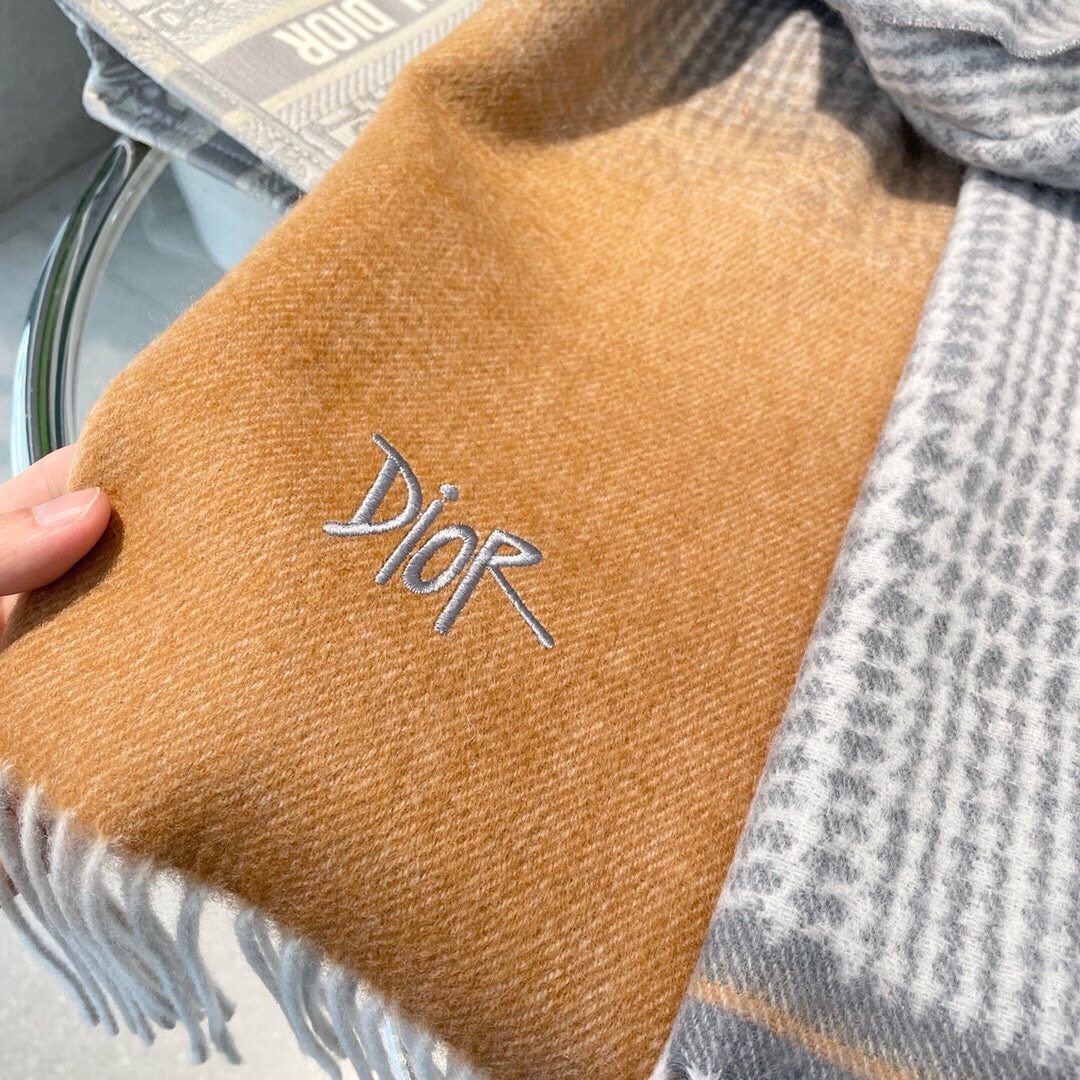 【DIOR  ディオール 】スカーフ32*200cm  241108-BRAND OFF