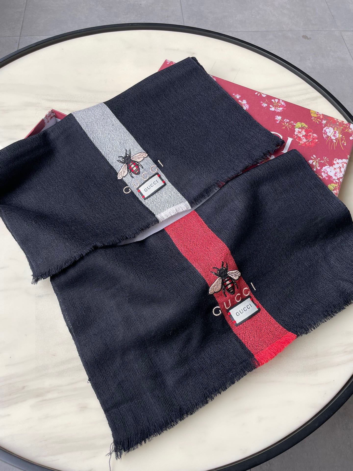 【GUCCI グッチ】スカーフ35*200CM  241108-BRAND OFF