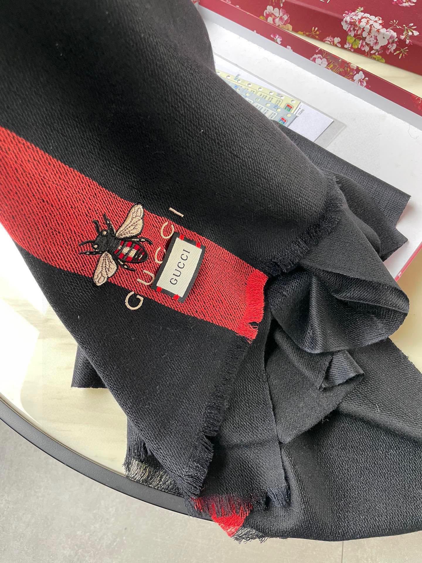 【GUCCI グッチ】スカーフ35*200CM  241108-BRAND OFF