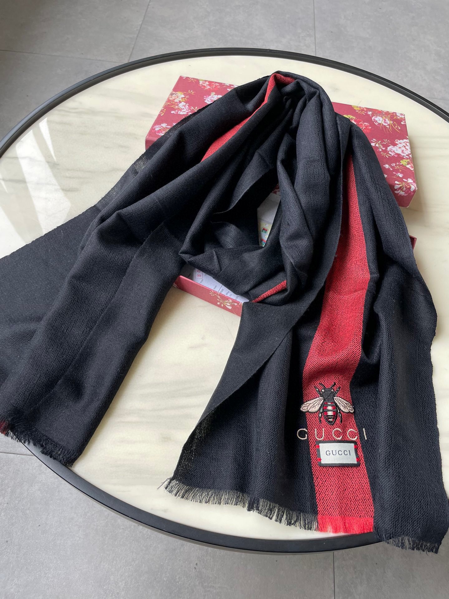 【GUCCI グッチ】スカーフ35*200CM  241108-BRAND OFF