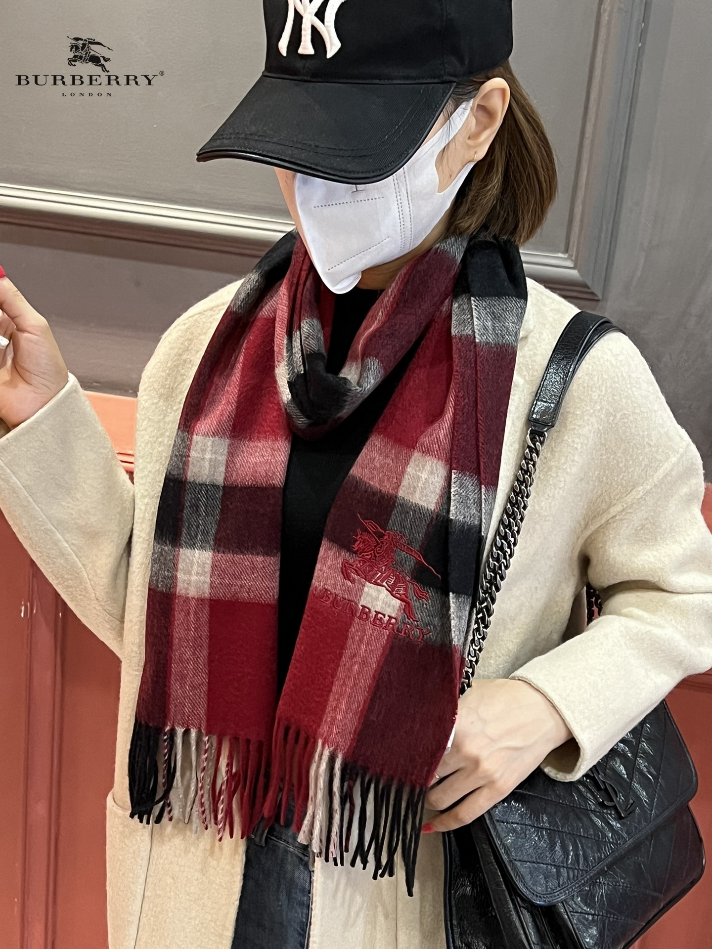 【BURBERRY  バーバリー】スカーフ32*180CM  241108-BRAND OFF