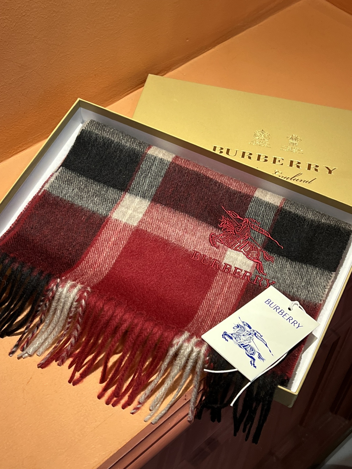 【BURBERRY  バーバリー】スカーフ32*180CM  241108-BRAND OFF