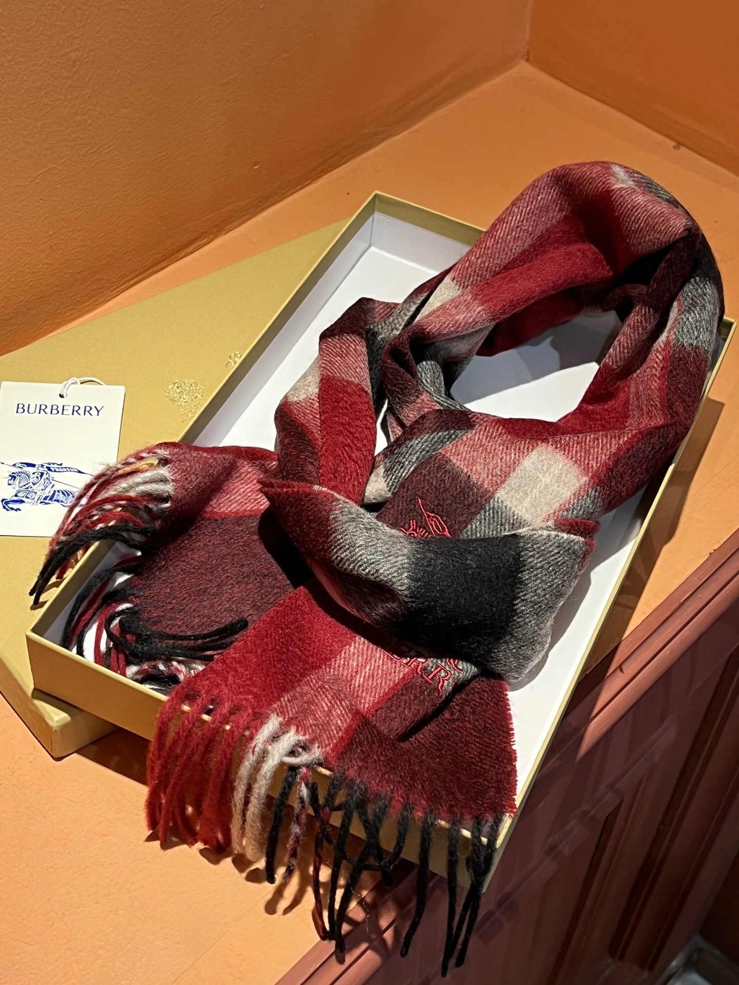 【BURBERRY  バーバリー】スカーフ32*180CM  241108-BRAND OFF