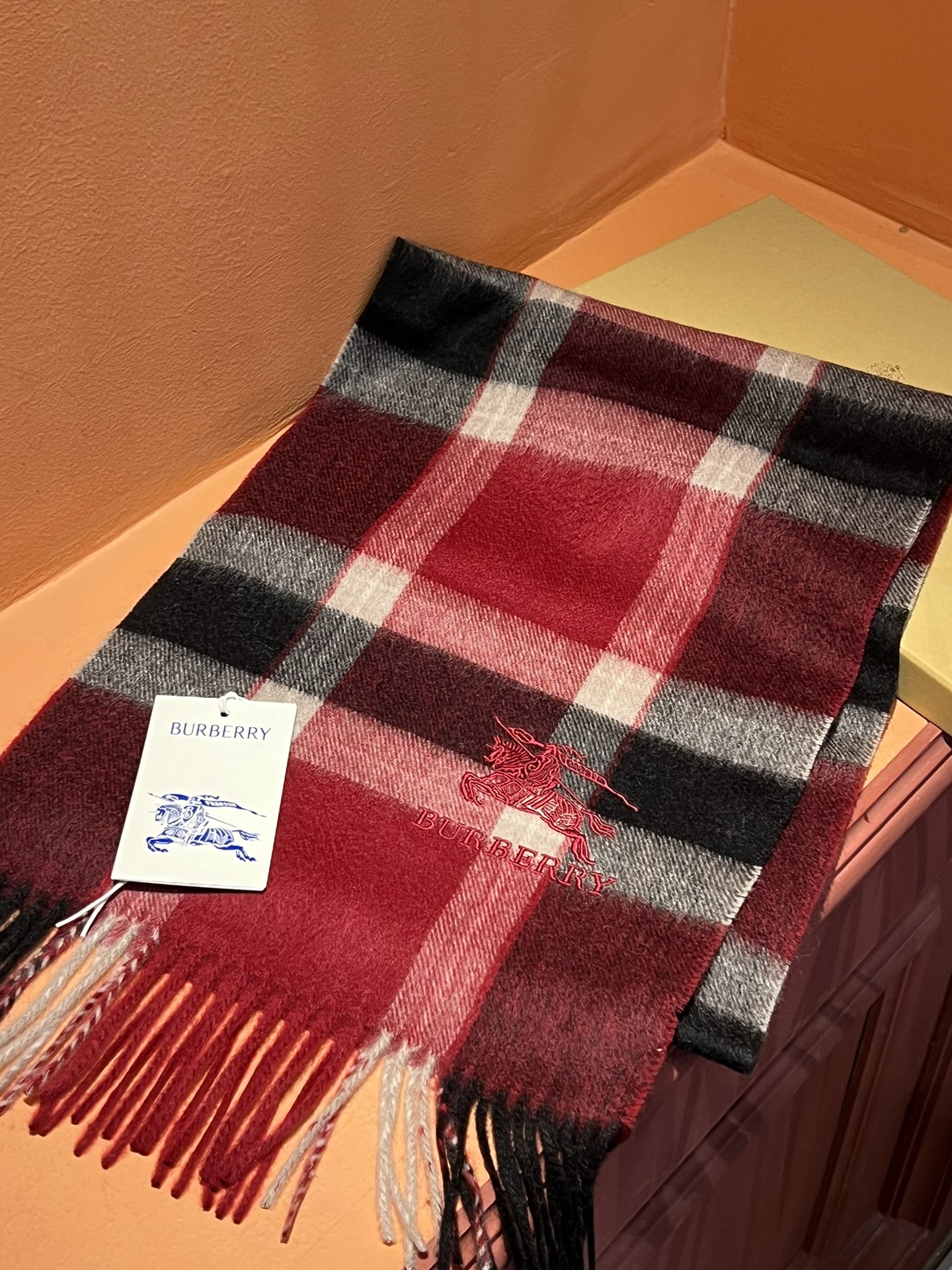 【BURBERRY  バーバリー】スカーフ32*180CM  241108-BRAND OFF