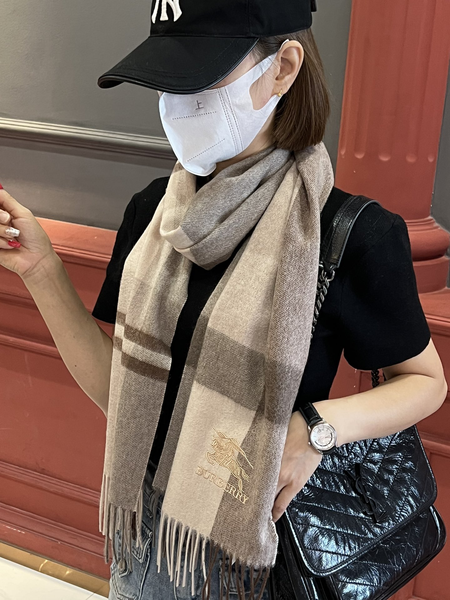 【BURBERRY  バーバリー】スカーフ32*180CM  241108-BRAND OFF