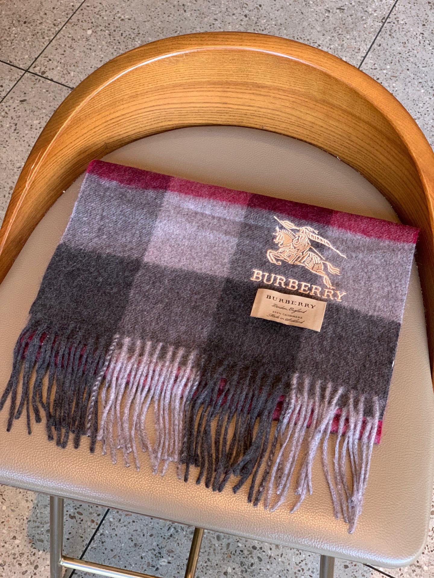 【BURBERRY  バーバリー】スカーフ30*180CM  241108-BRAND OFF