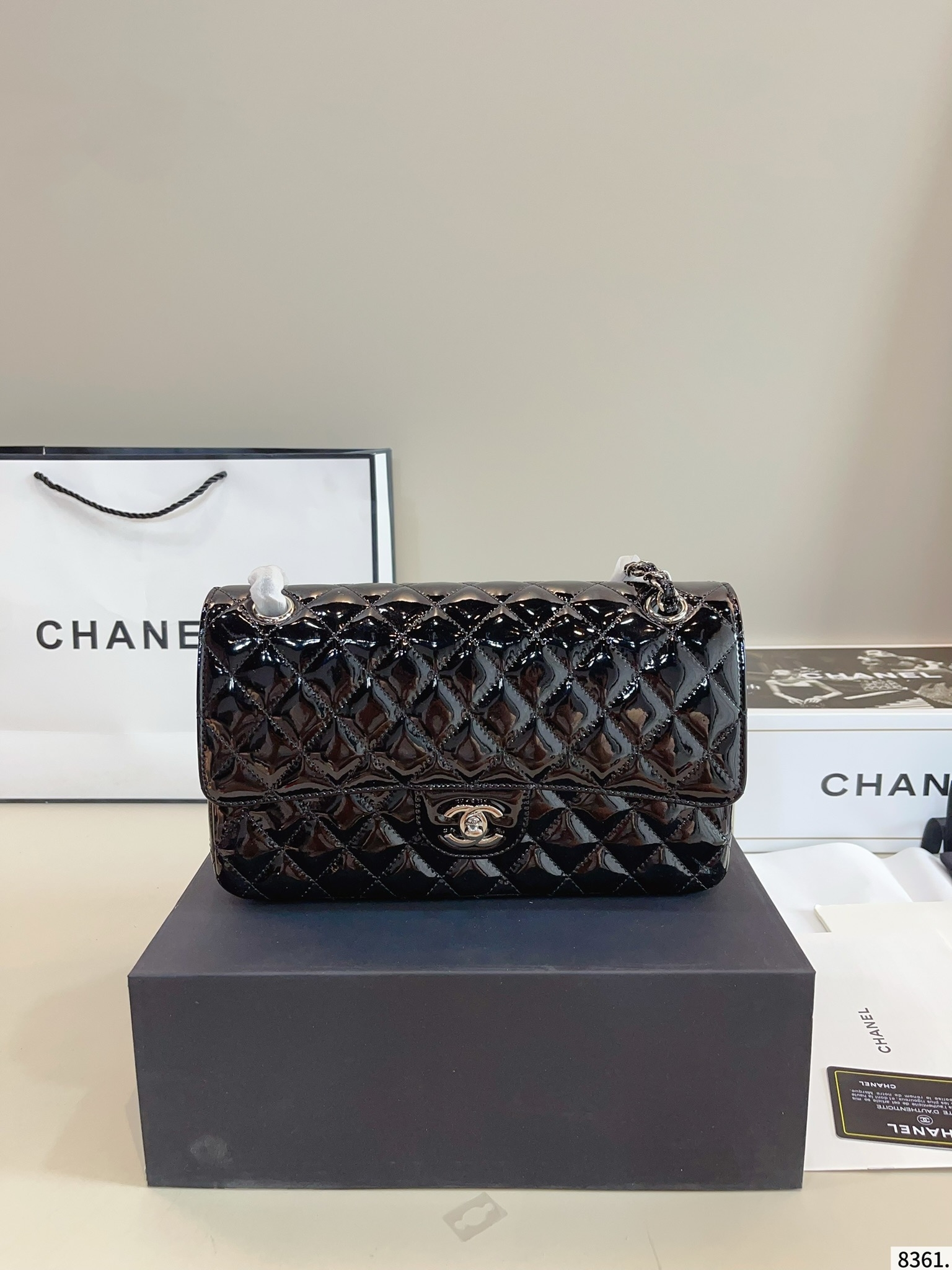 【CHANEL旗艦店】シャネル CF チェーンバッグ シルバー金具-BRAND OFF