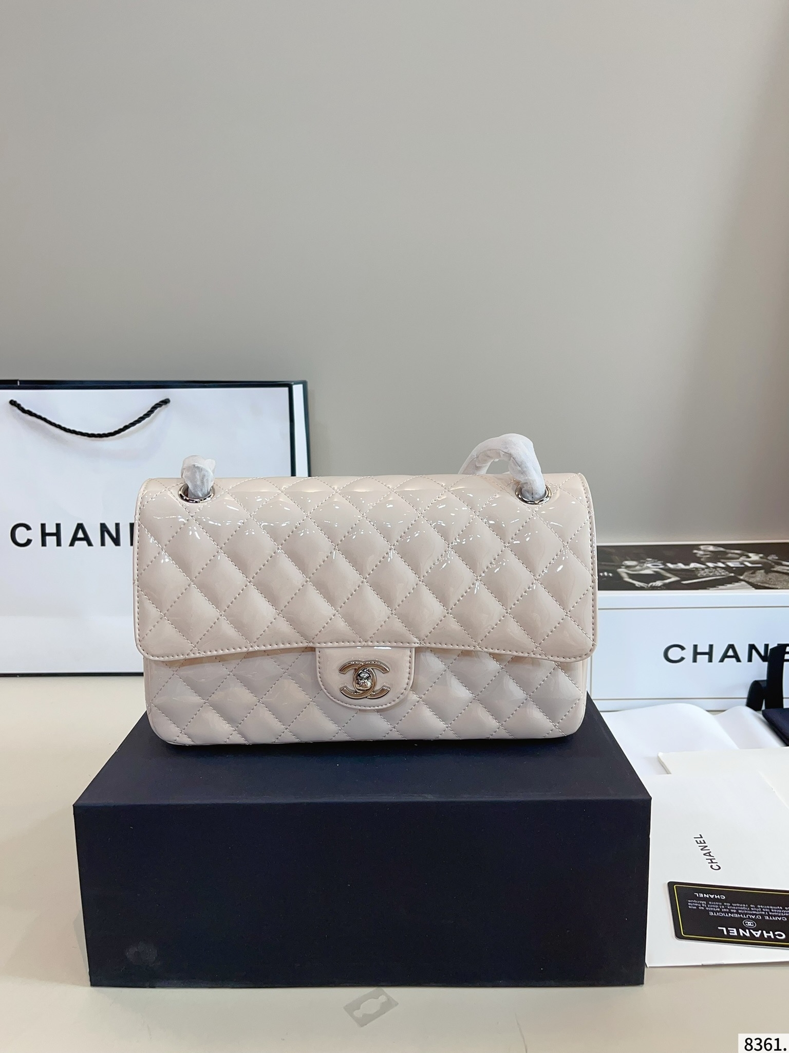 【CHANEL旗艦店】シャネル CF チェーンバッグ シルバー金具-BRAND OFF