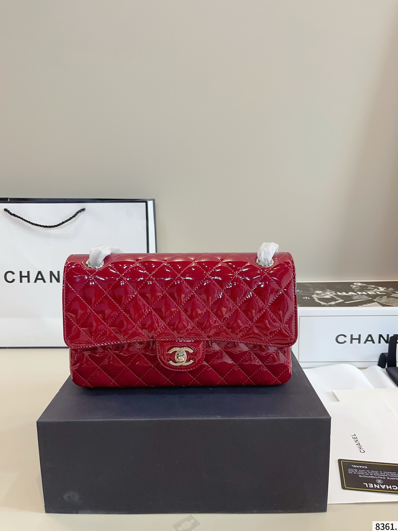 【CHANEL旗艦店】シャネル CF チェーンバッグ シルバー金具-BRAND OFF
