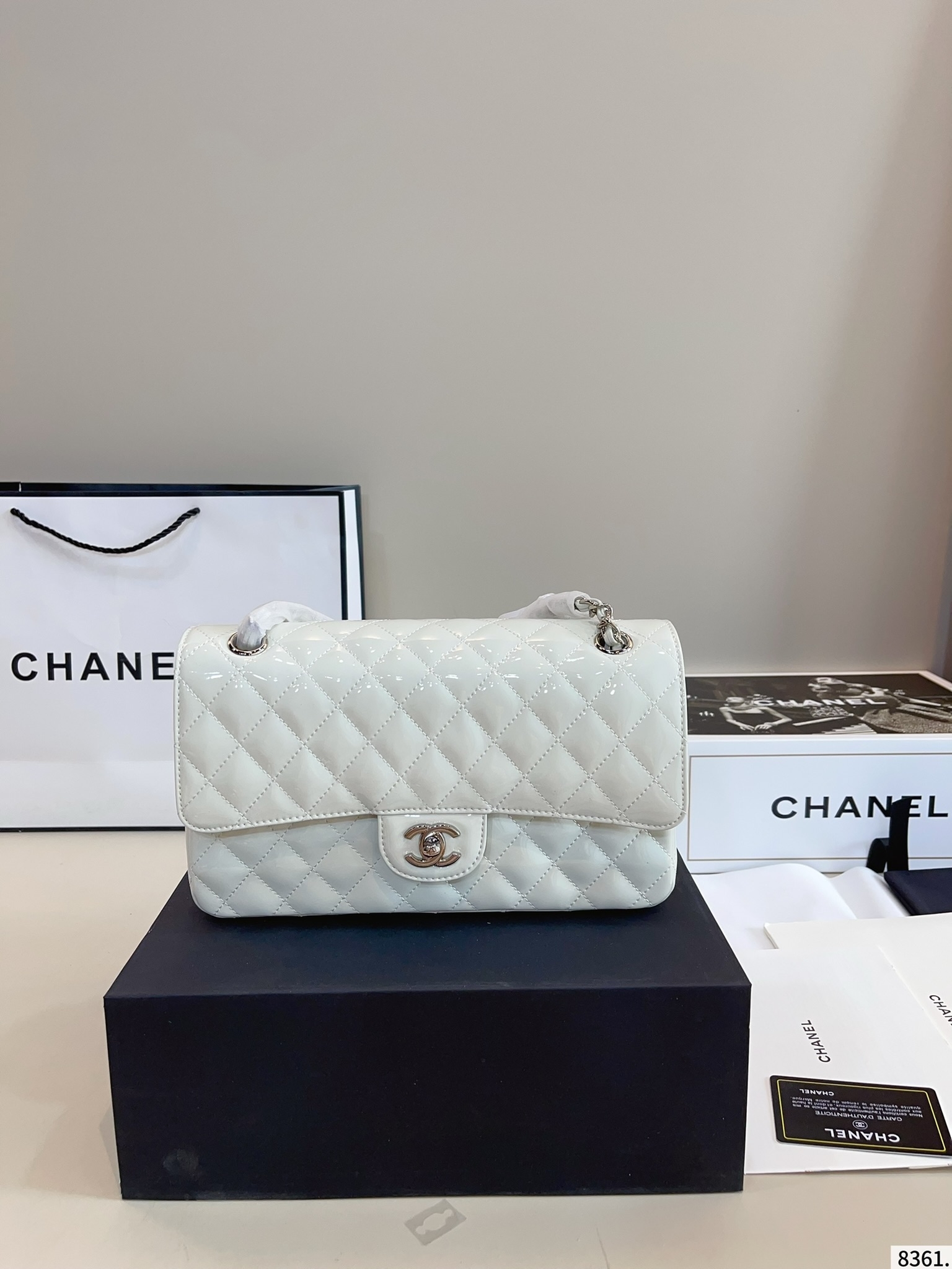 【CHANEL旗艦店】シャネル CF チェーンバッグ シルバー金具-BRAND OFF