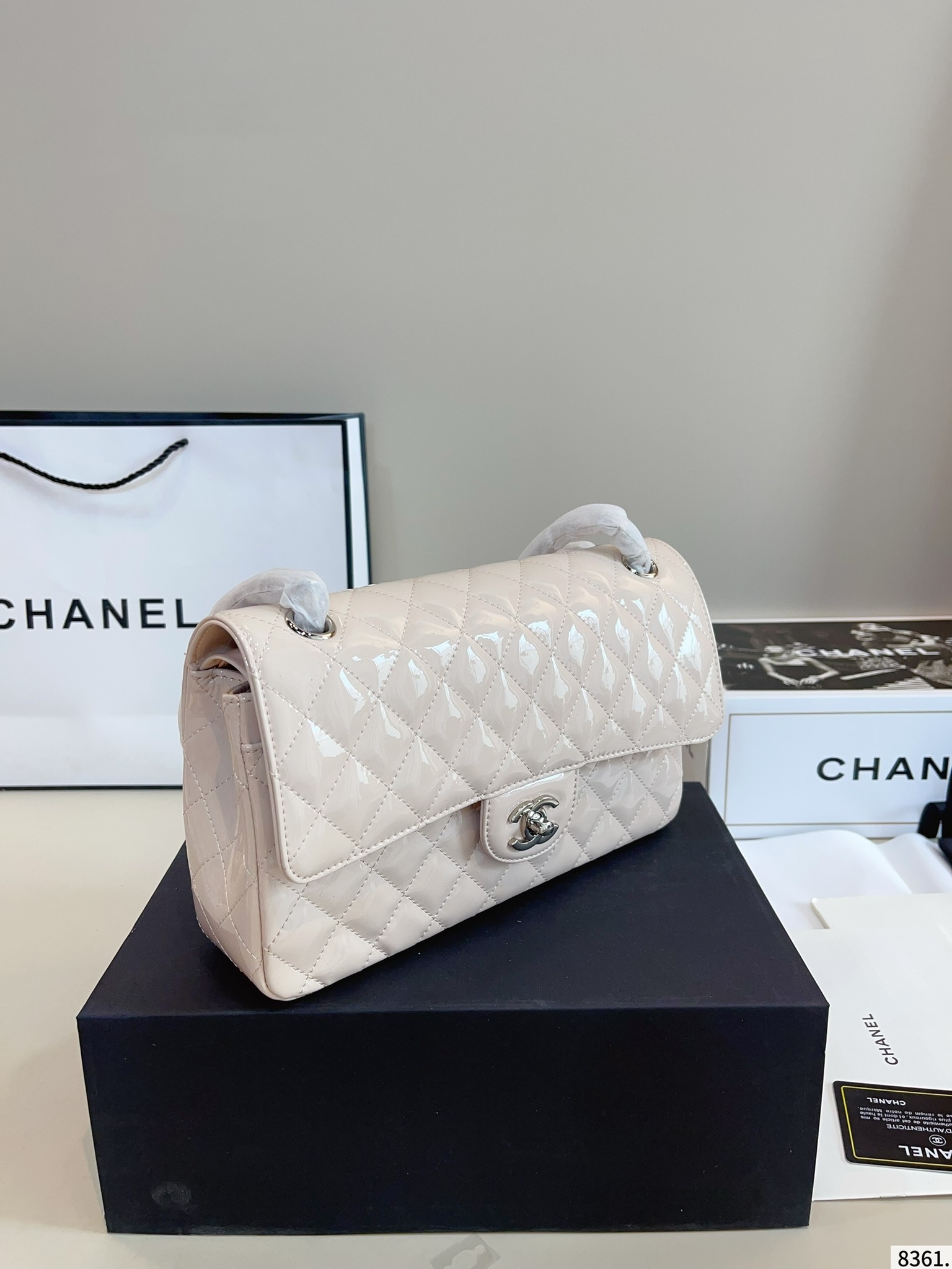 【CHANEL旗艦店】シャネル CF チェーンバッグ シルバー金具-BRAND OFF