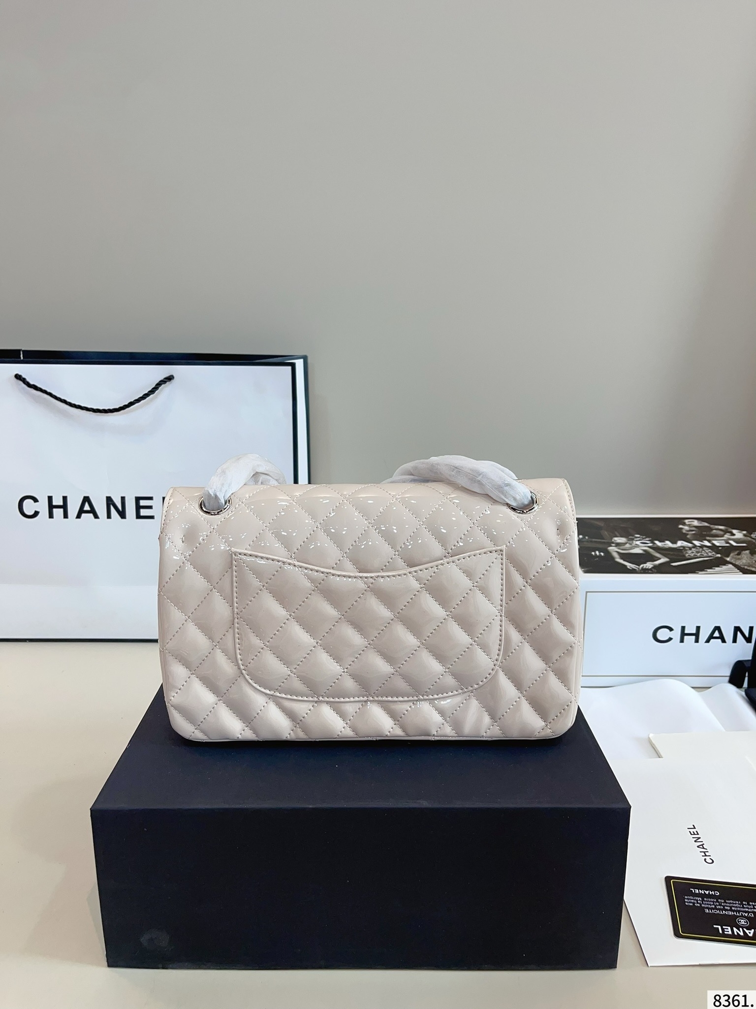 【CHANEL旗艦店】シャネル CF チェーンバッグ シルバー金具-BRAND OFF