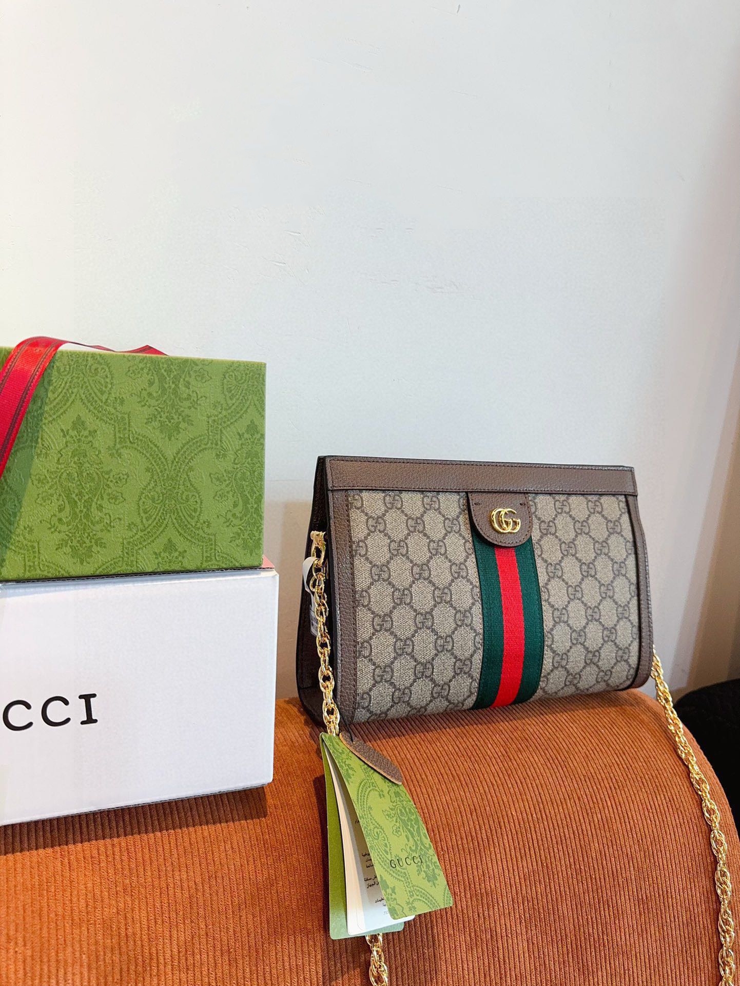 【GUCCI旗艦店】グッチ Ophidia チェーンバッグ ★大人気-BRAND OFF