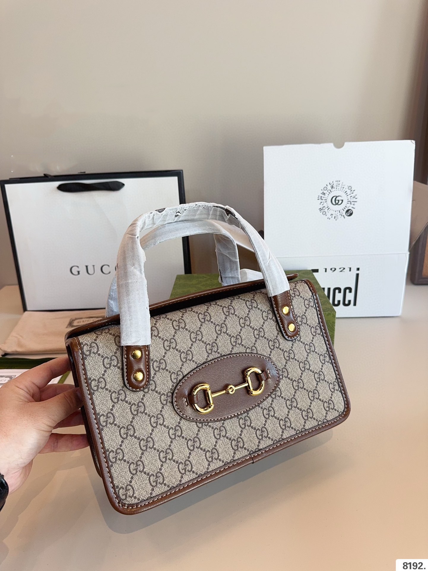 【GUCCI公式旗艦店】グッチ 1955 ハンドバッグ ★超人気★完売確実の売れ筋★-BRAND OFF