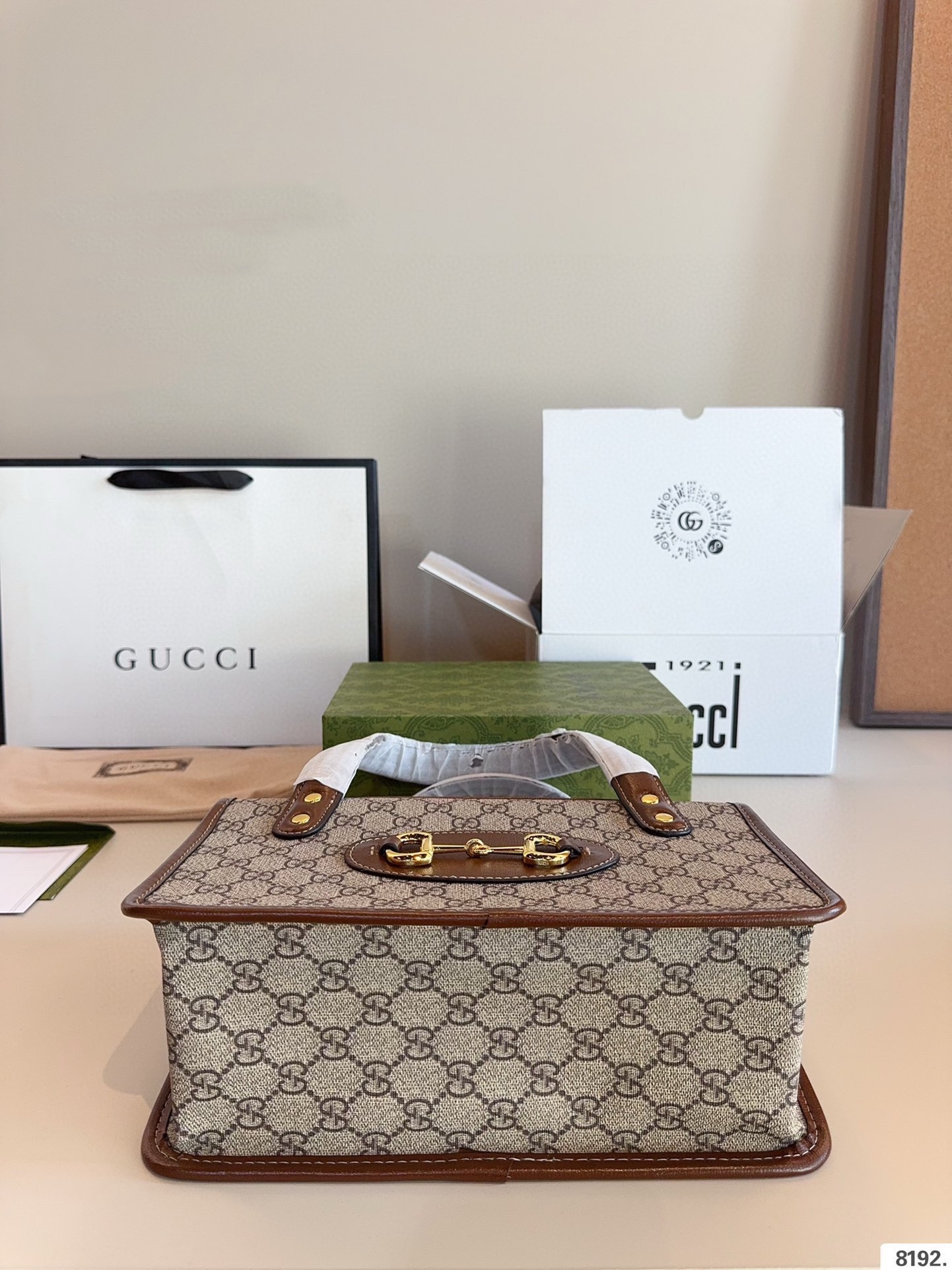 【GUCCI公式旗艦店】グッチ 1955 ハンドバッグ ★超人気★完売確実の売れ筋★-BRAND OFF