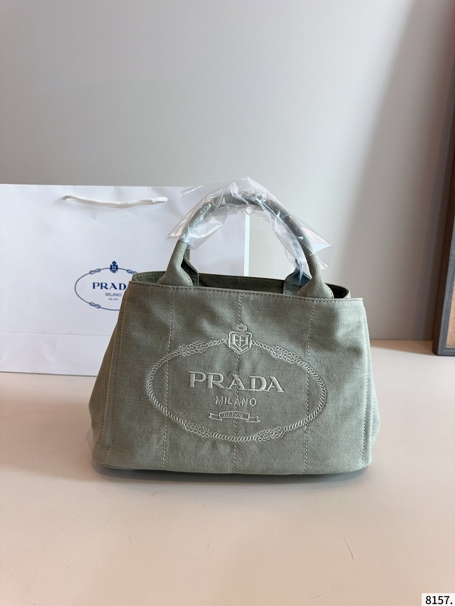 【PRADA旗艦店】プラダ ★超人気 ズックのハンドバッグ-BRAND OFF