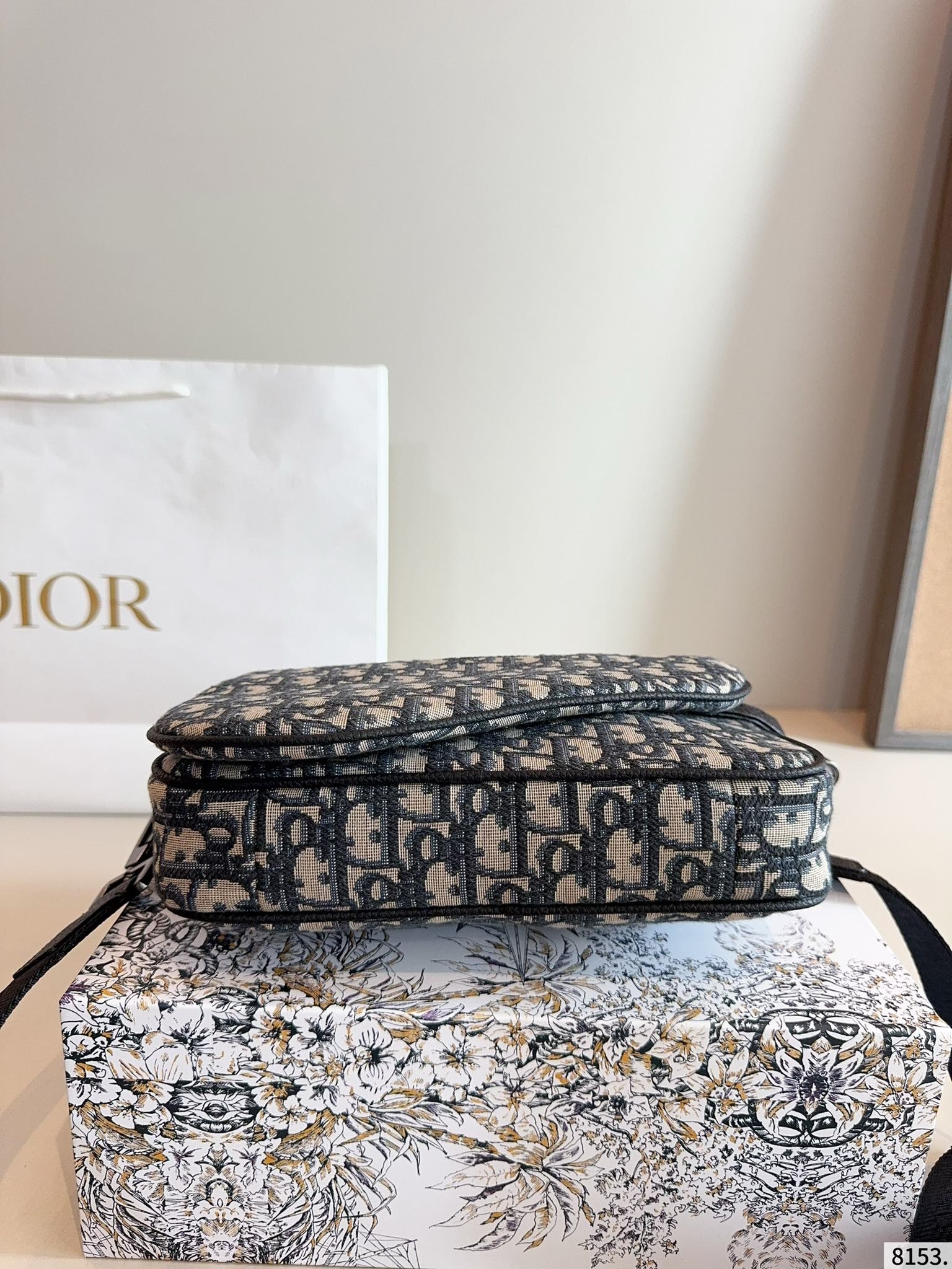 DIOR★オブリーク ジャカード ショルダーバッグ-BRAND OFF