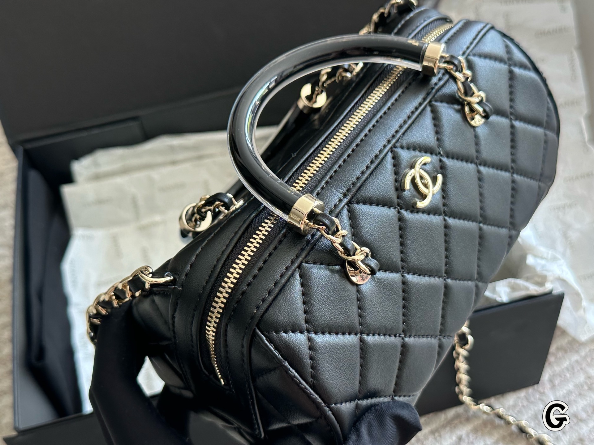【CHANEL公式旗艦店】シャネル 25P ボウリングバッグ-BRAND OFF