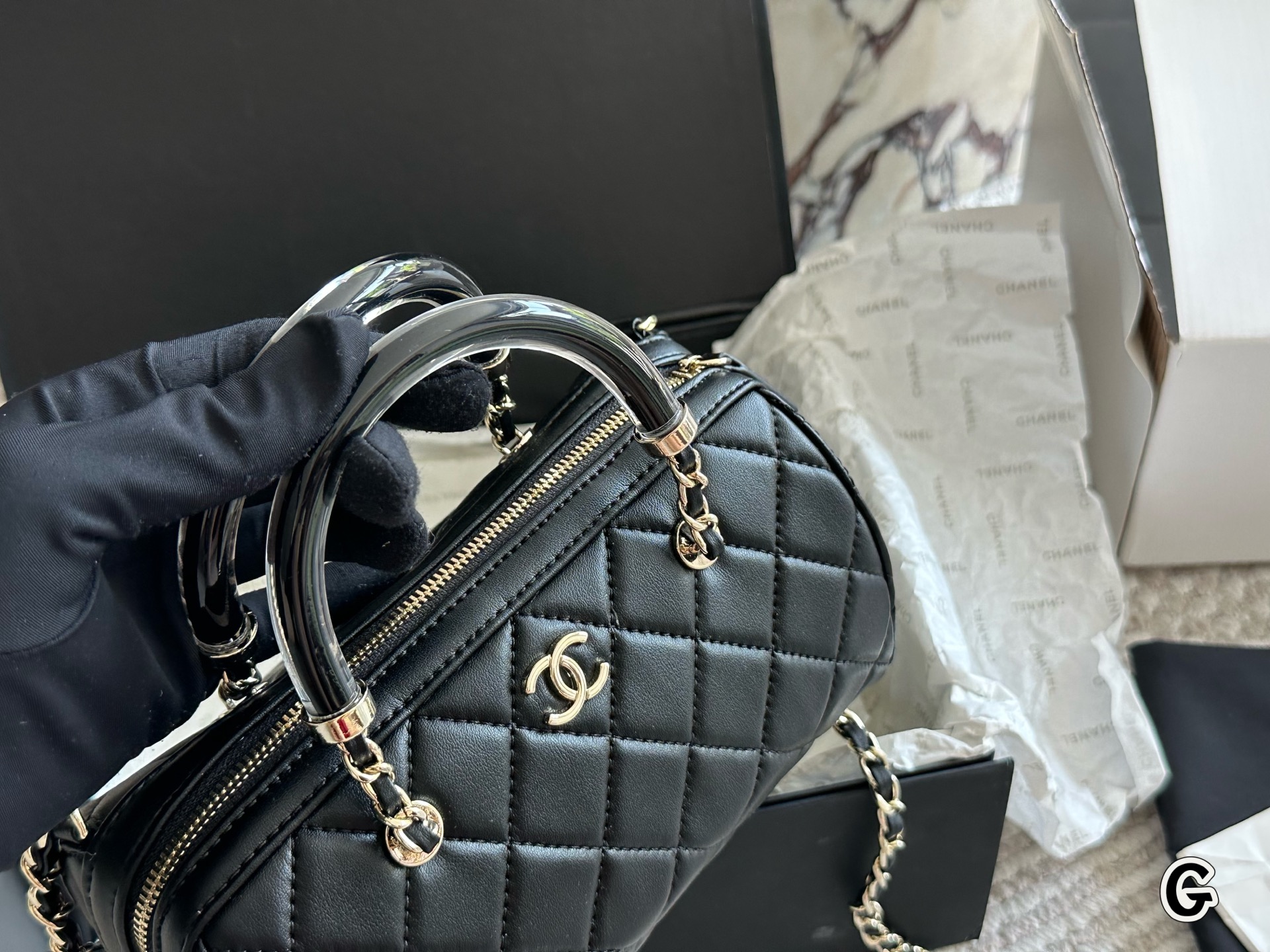 【CHANEL公式旗艦店】シャネル 25P ボウリングバッグ-BRAND OFF