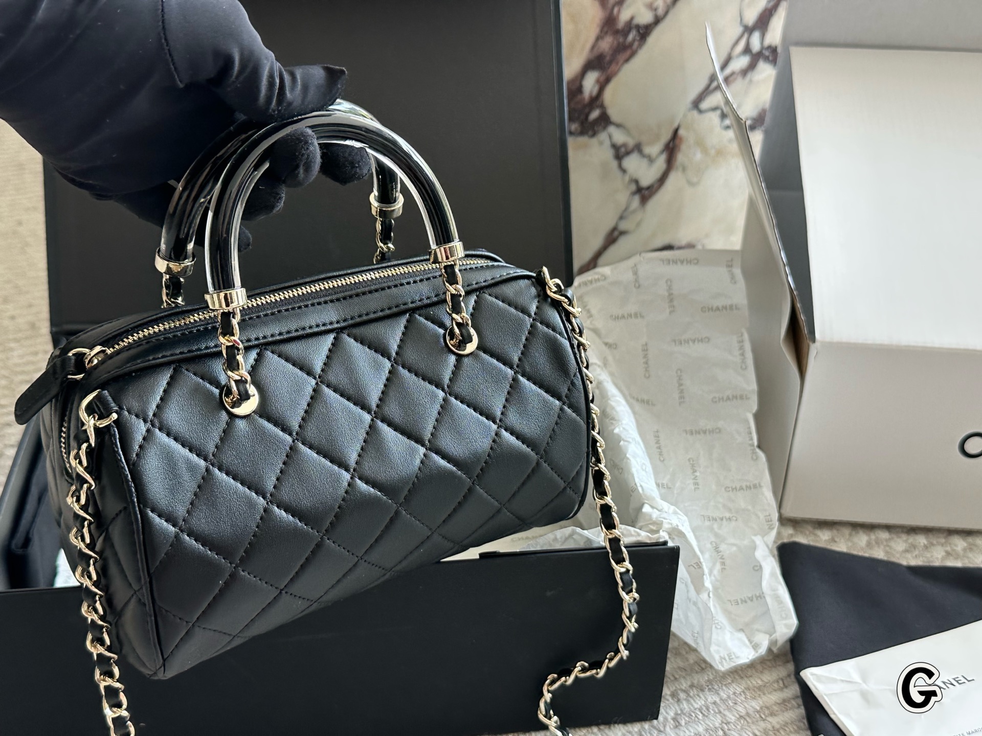 【CHANEL公式旗艦店】シャネル 25P ボウリングバッグ-BRAND OFF
