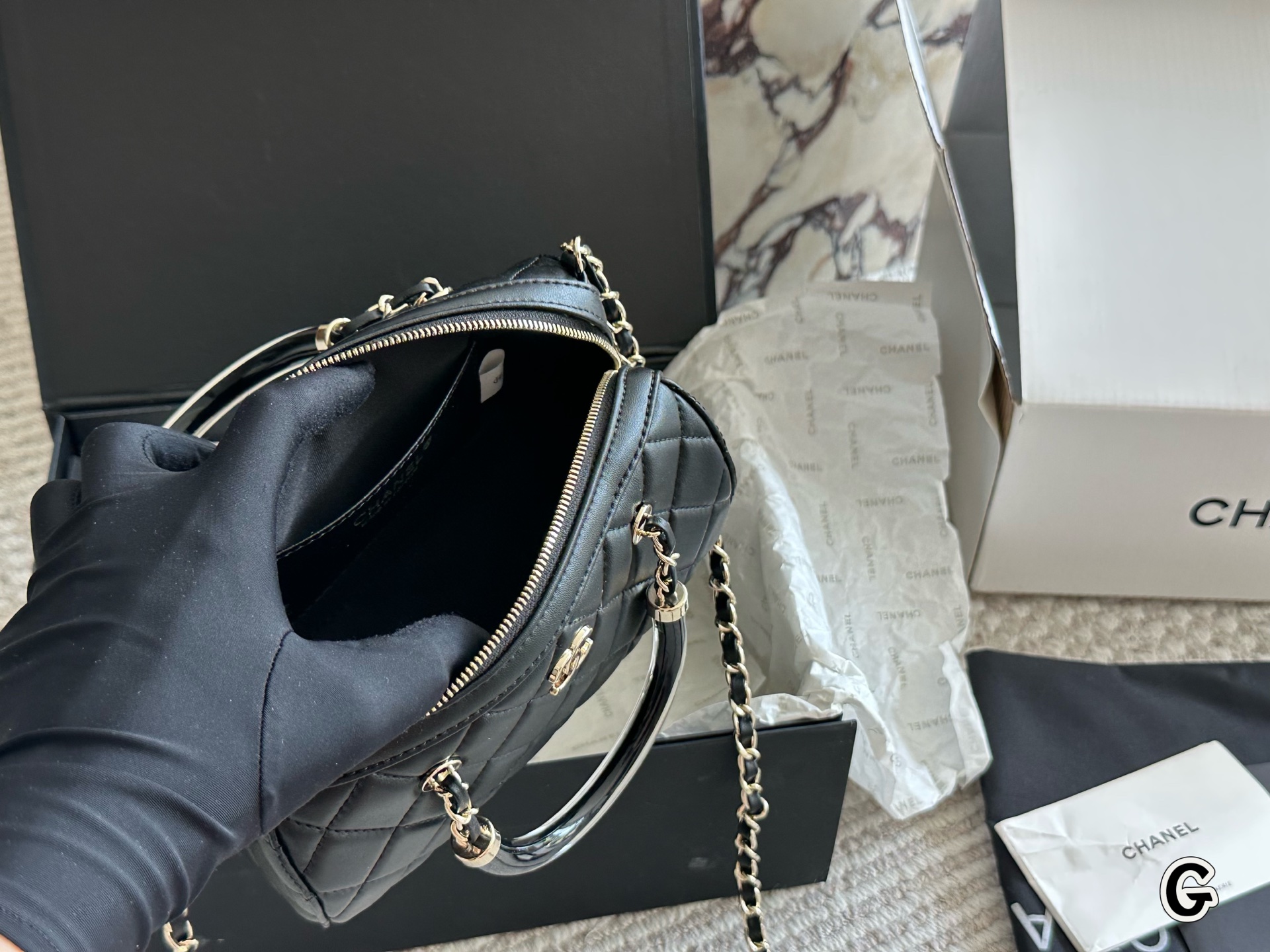 【CHANEL公式旗艦店】シャネル 25P ボウリングバッグ-BRAND OFF