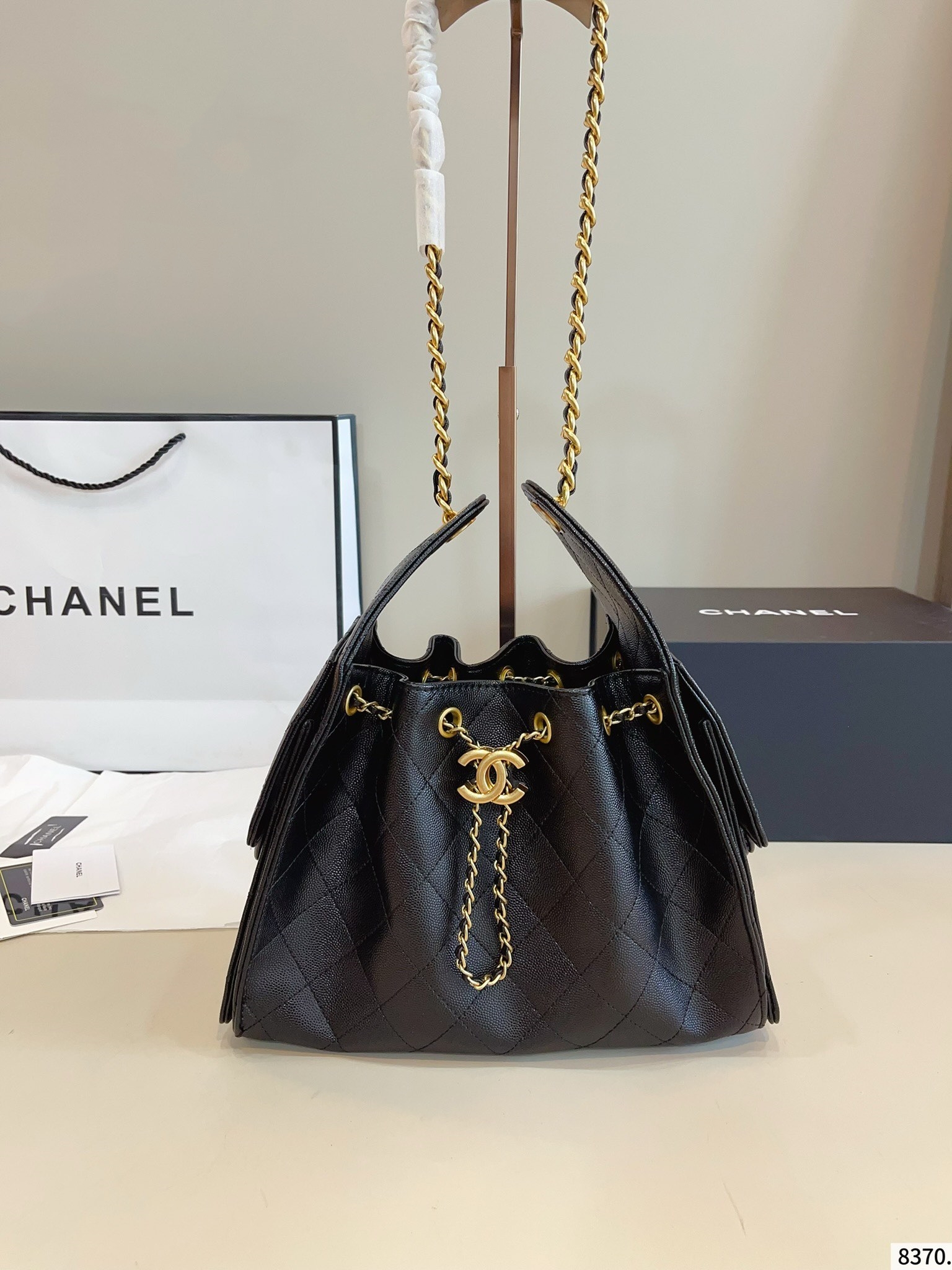 【CHANEL旗艦店】シャネル HOBO ショルダーバッグ-BRAND OFF