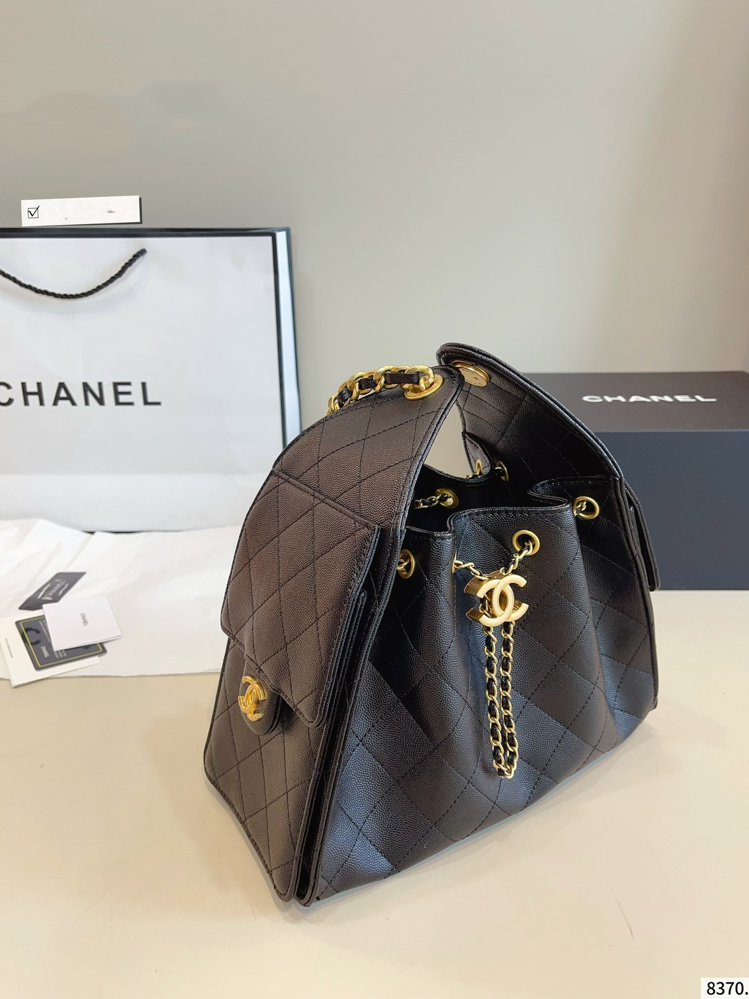 【CHANEL旗艦店】シャネル HOBO ショルダーバッグ-BRAND OFF