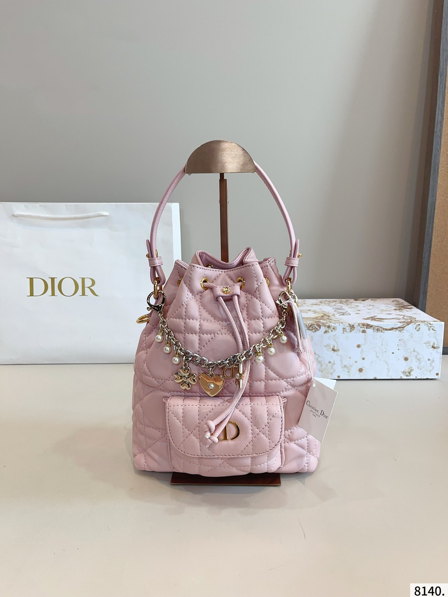 【DIOR公式旗艦店】ディオール caro 新しいバケツバッグ-BRAND OFF
