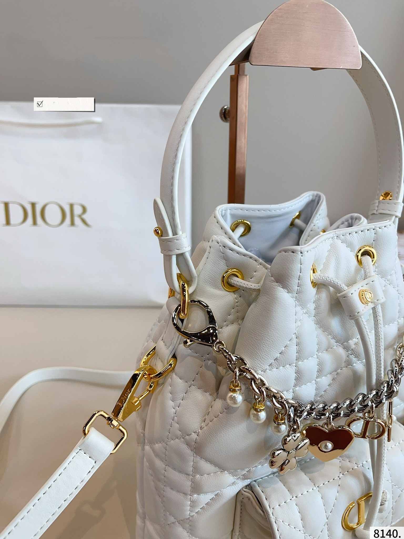 【DIOR公式旗艦店】ディオール caro 新しいバケツバッグ-BRAND OFF