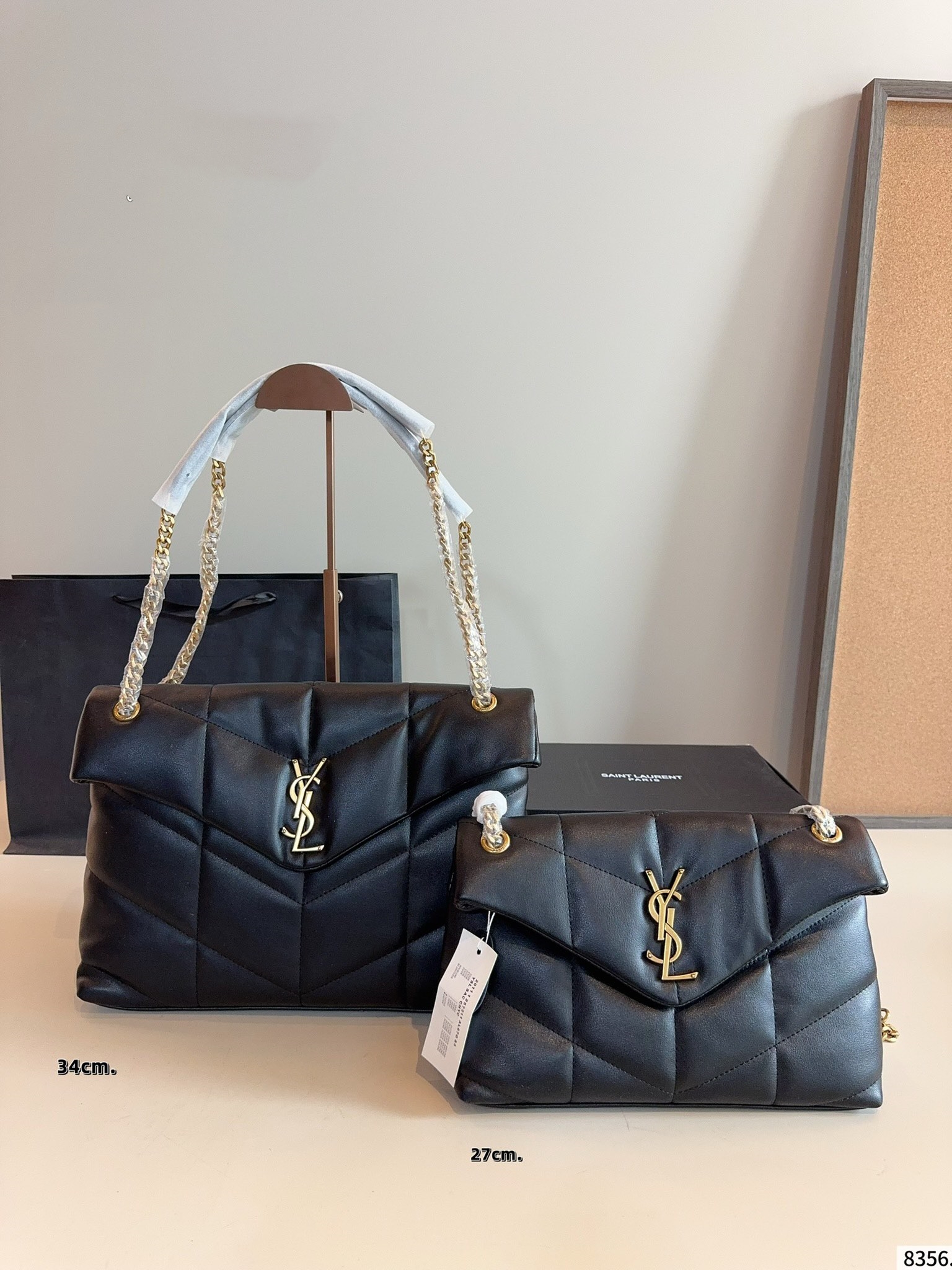 【SAINT LAURENT旗艦店】サンローラン LouLou Puffer ショルダーバッグ-BRAND OFF