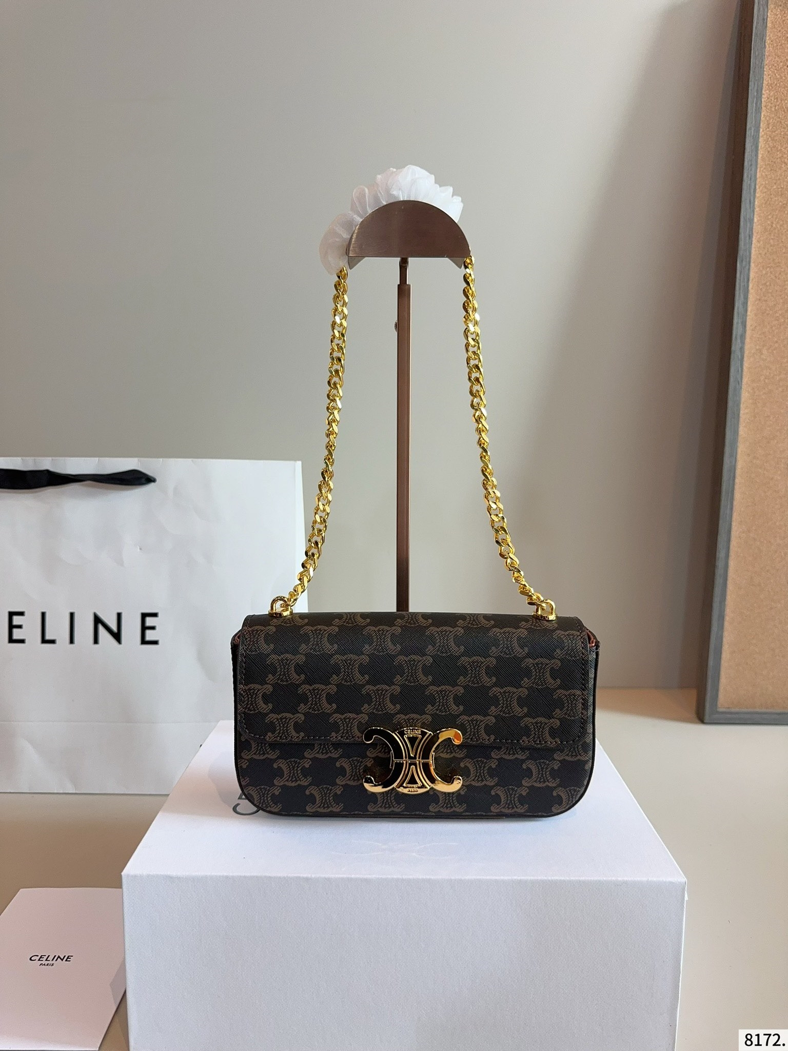 【CELINE公式旗艦店】セリーヌ 凱旋門 ショルダーバッグ-BRAND OFF