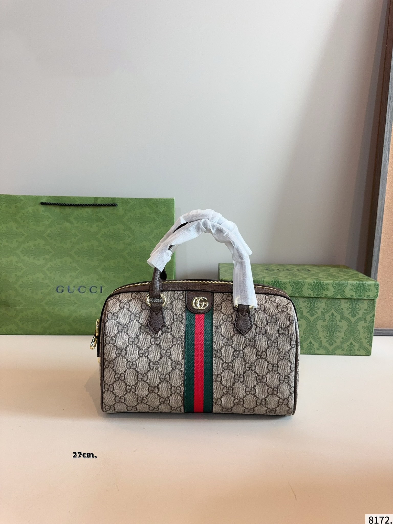【GUCCI公式旗艦店】グッチ ★大人気 ボストンバッグ-BRAND OFF