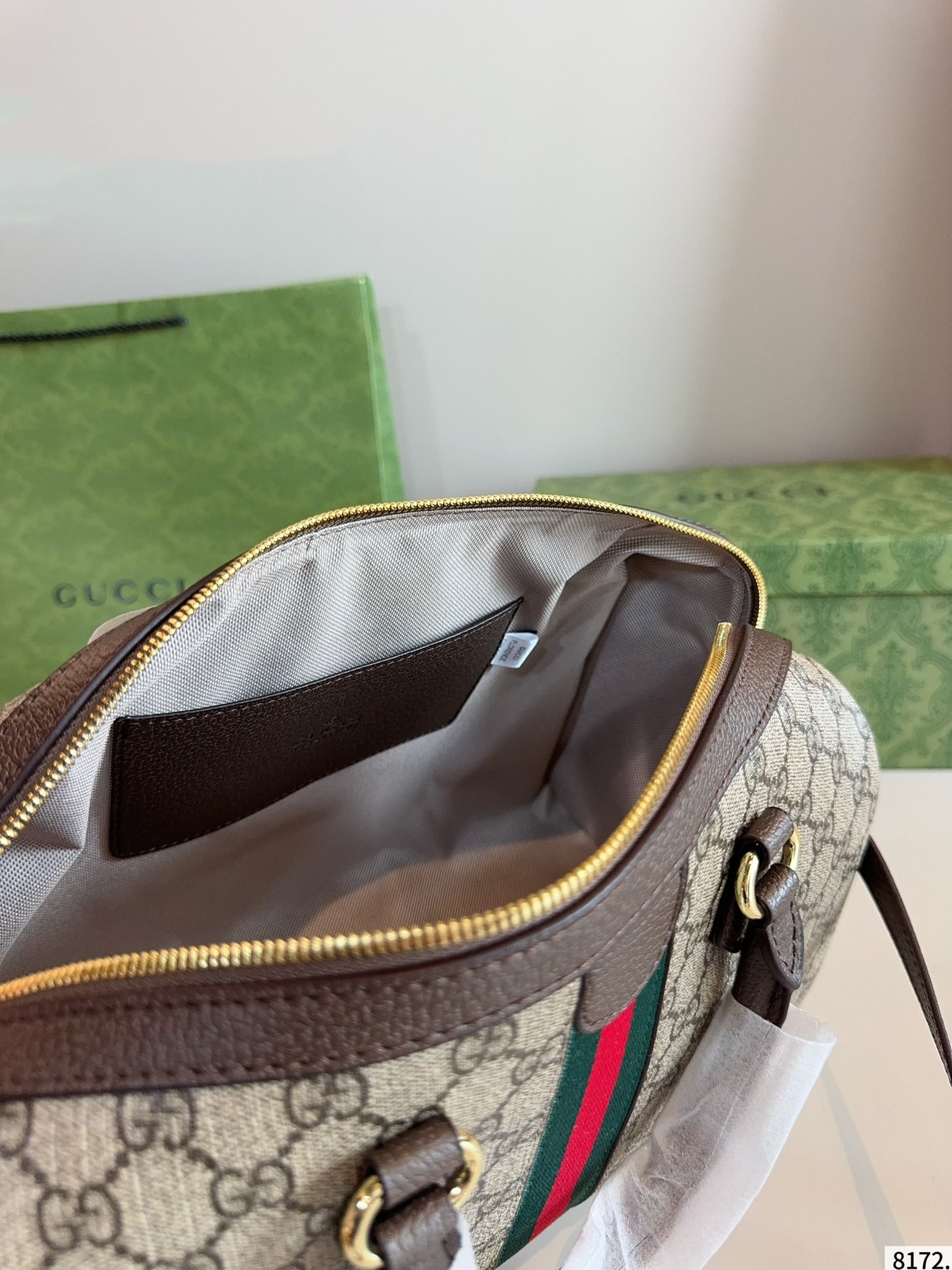 【GUCCI公式旗艦店】グッチ ★大人気 ボストンバッグ-BRAND OFF