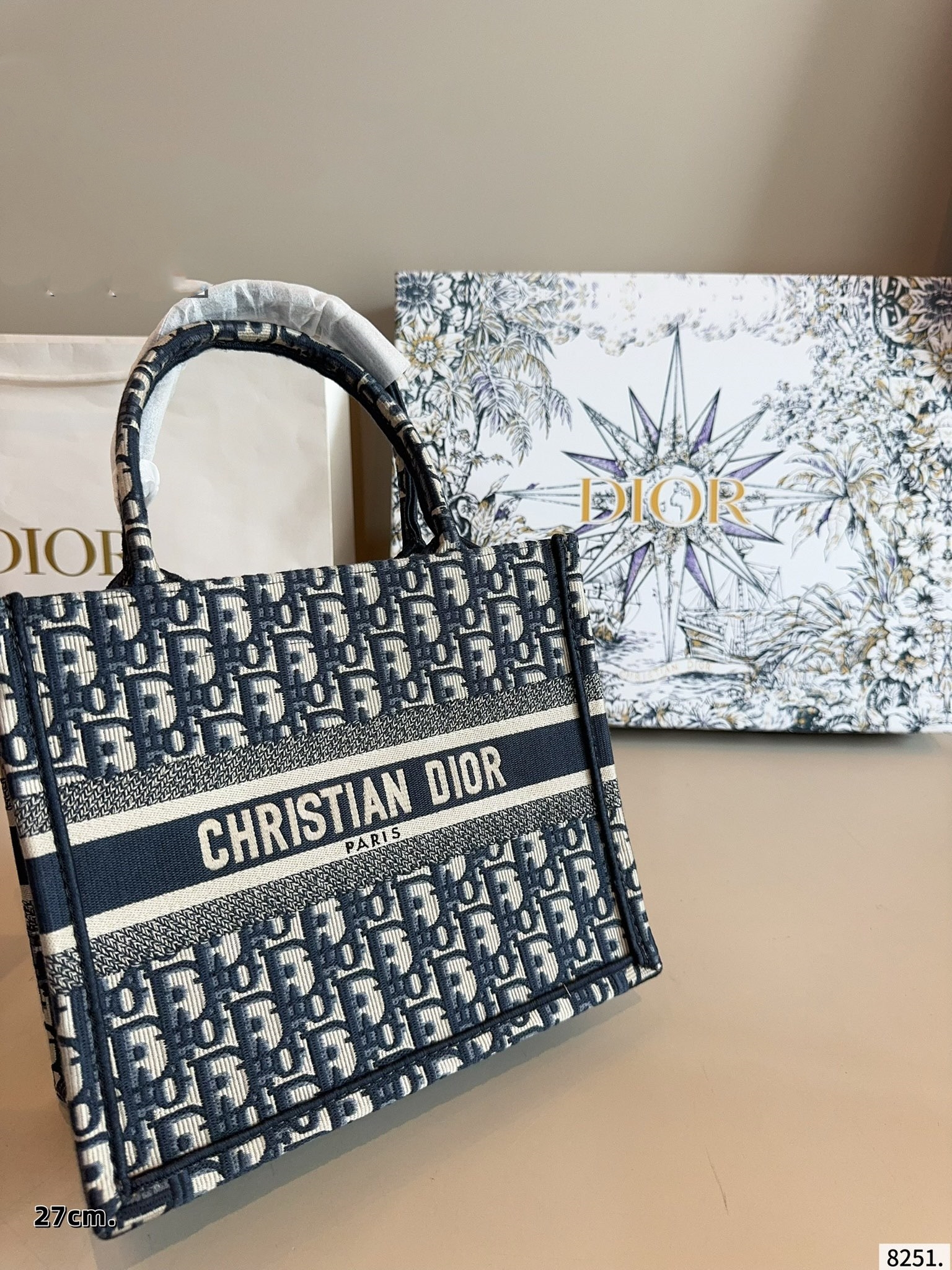 【DIOR旗艦店】ディオール Book Tote ハンドバッグ-BRAND OFF