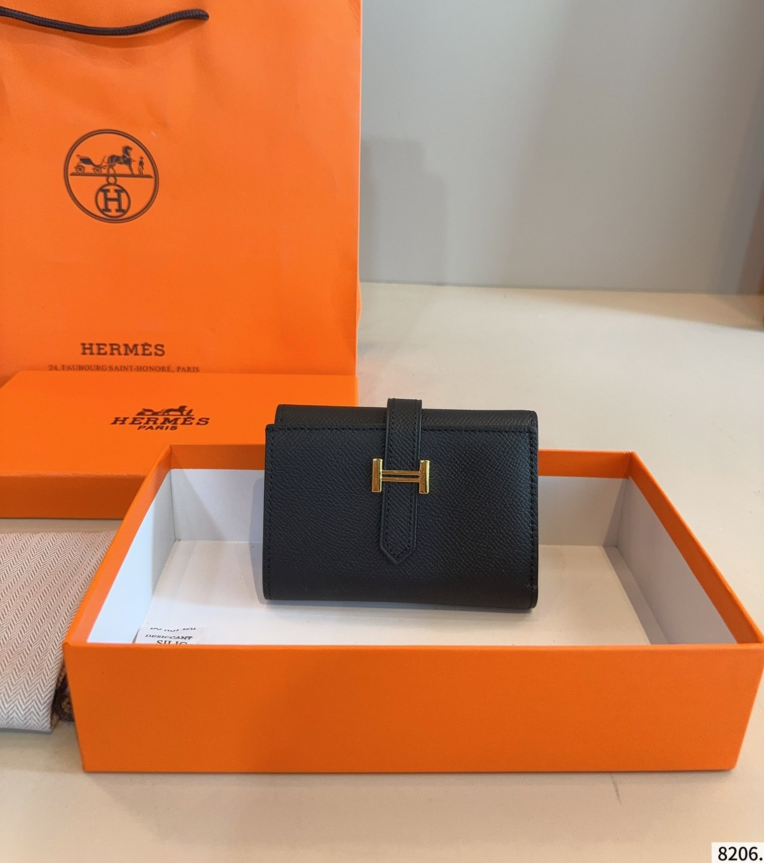 【HERMES旗艦店】エルメス 財布 ゴールド金具 6カラー 12*8CM-BRAND OFF