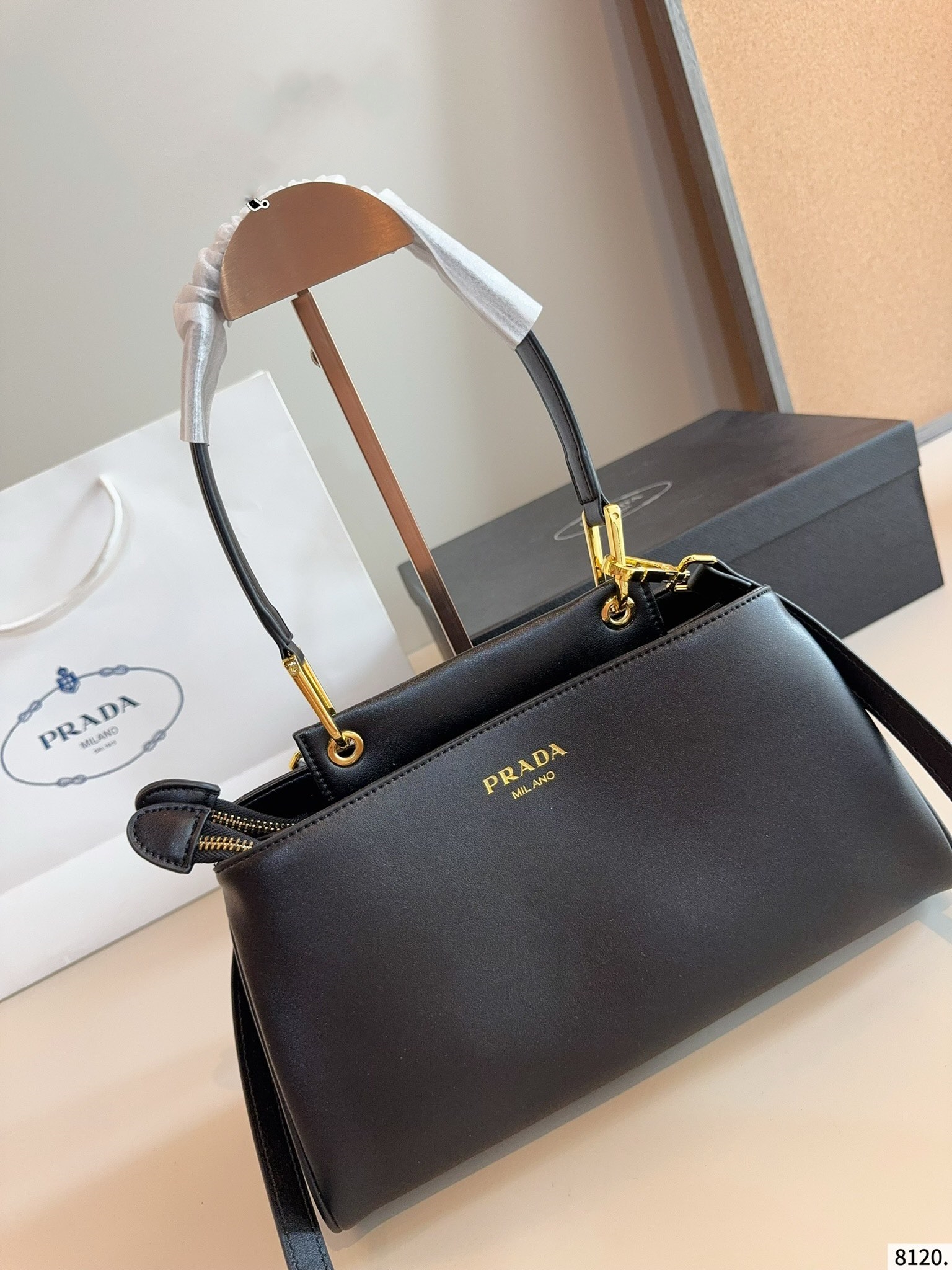 【PRADA公式旗艦店】プラダ Hobo FW ハンドバッグ-BRAND OFF