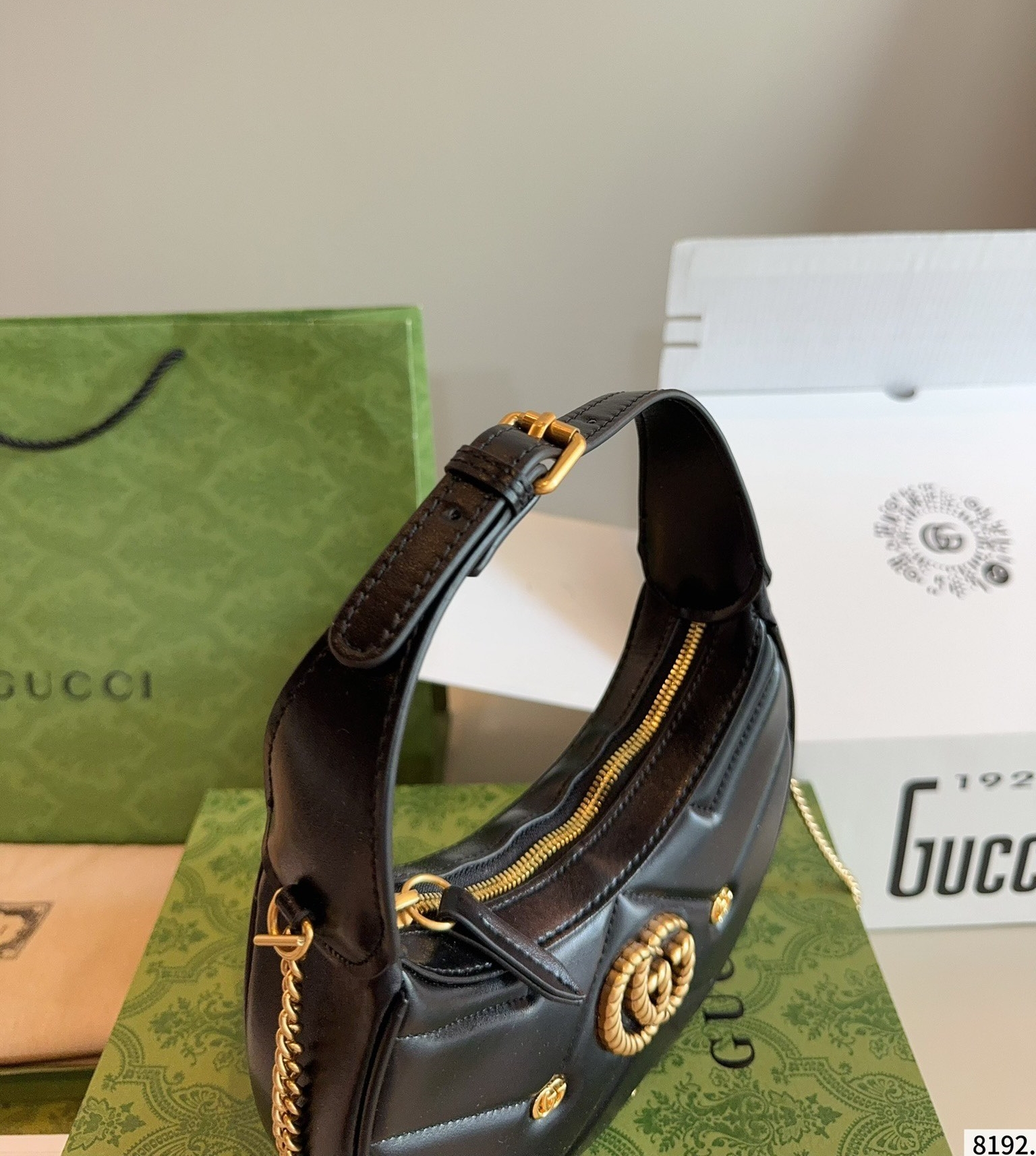 【GUCCI公式旗艦店】グッチ Marmont わきバッグ ハンドバッグ ★超人気-BRAND OFF