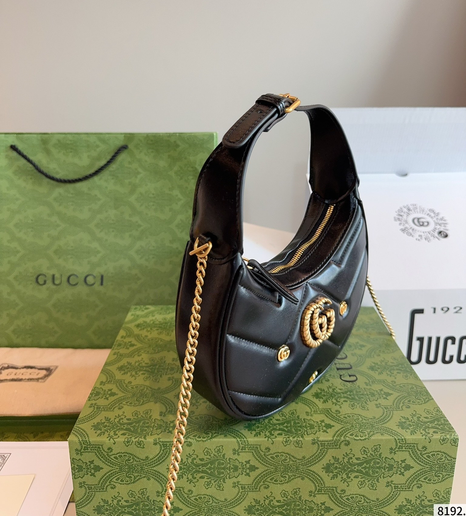【GUCCI公式旗艦店】グッチ Marmont わきバッグ ハンドバッグ ★超人気-BRAND OFF