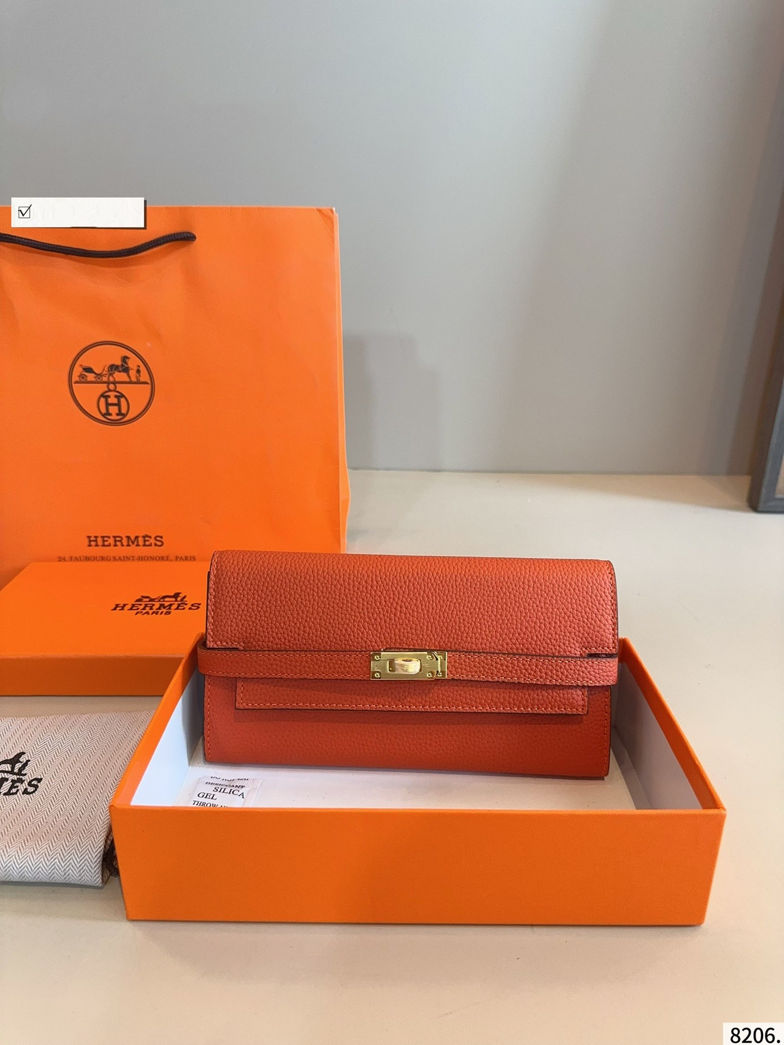 【HERMES公式旗艦店】エルメス 財布 ゴールド金具  7カラー 20*10CM-BRAND OFF