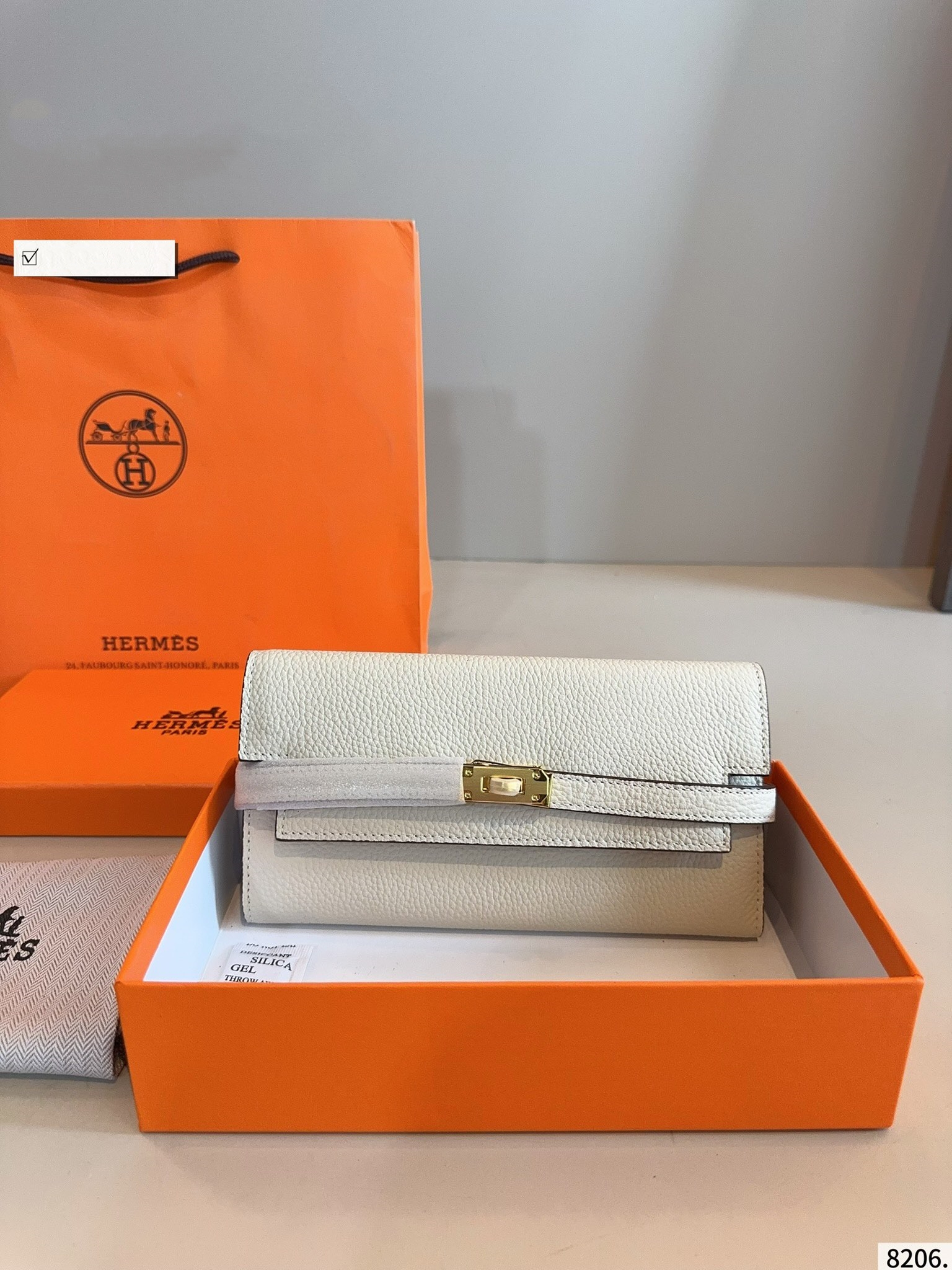 【HERMES公式旗艦店】エルメス 財布 ゴールド金具  7カラー 20*10CM-BRAND OFF