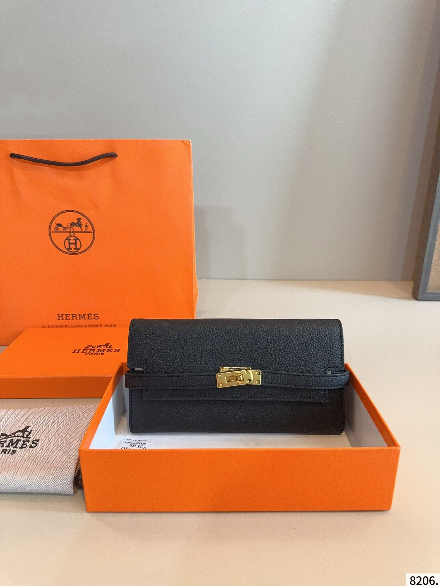 【HERMES公式旗艦店】エルメス 財布 ゴールド金具  7カラー 20*10CM-BRAND OFF