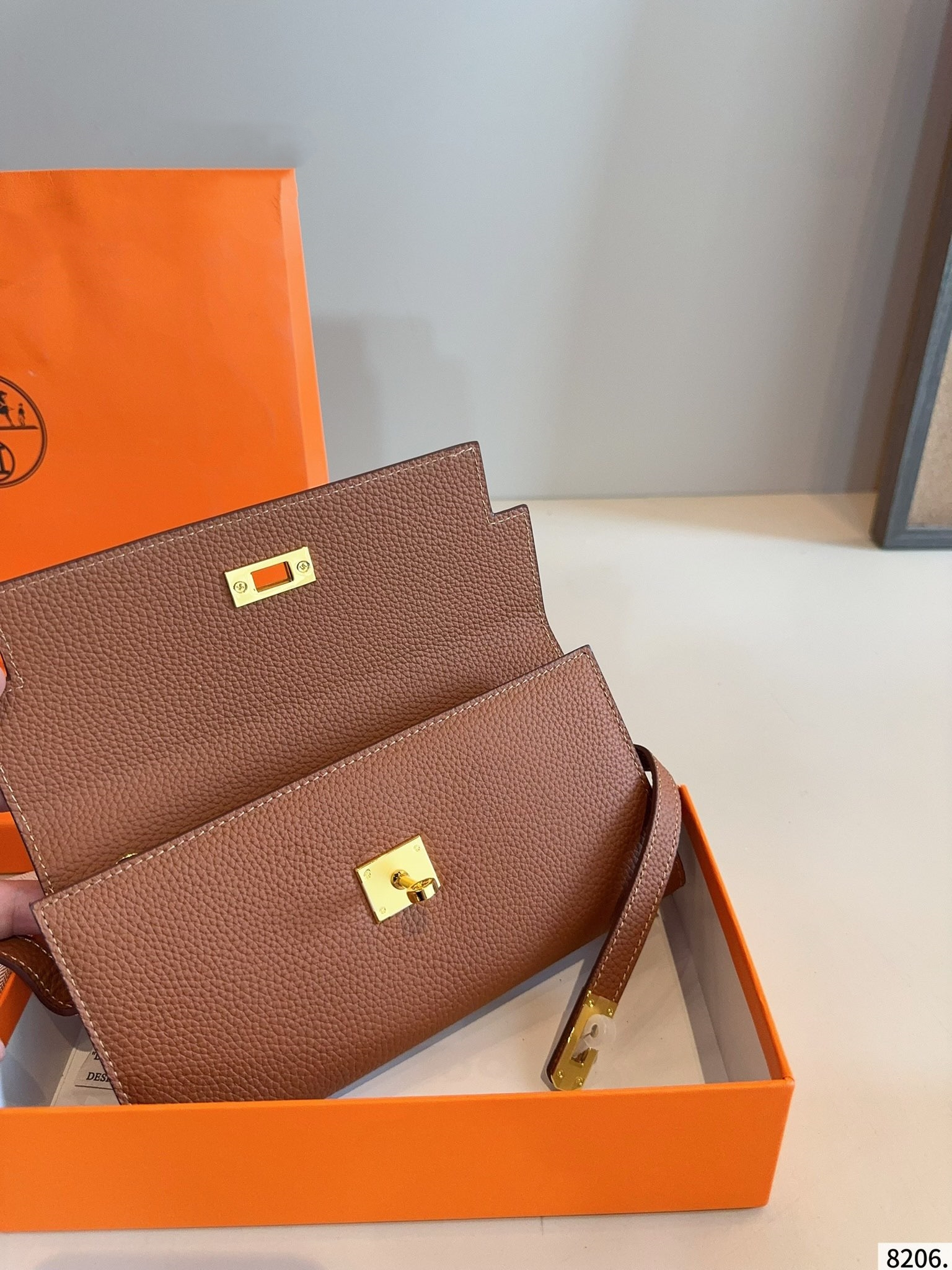 【HERMES公式旗艦店】エルメス 財布 ゴールド金具  7カラー 20*10CM-BRAND OFF
