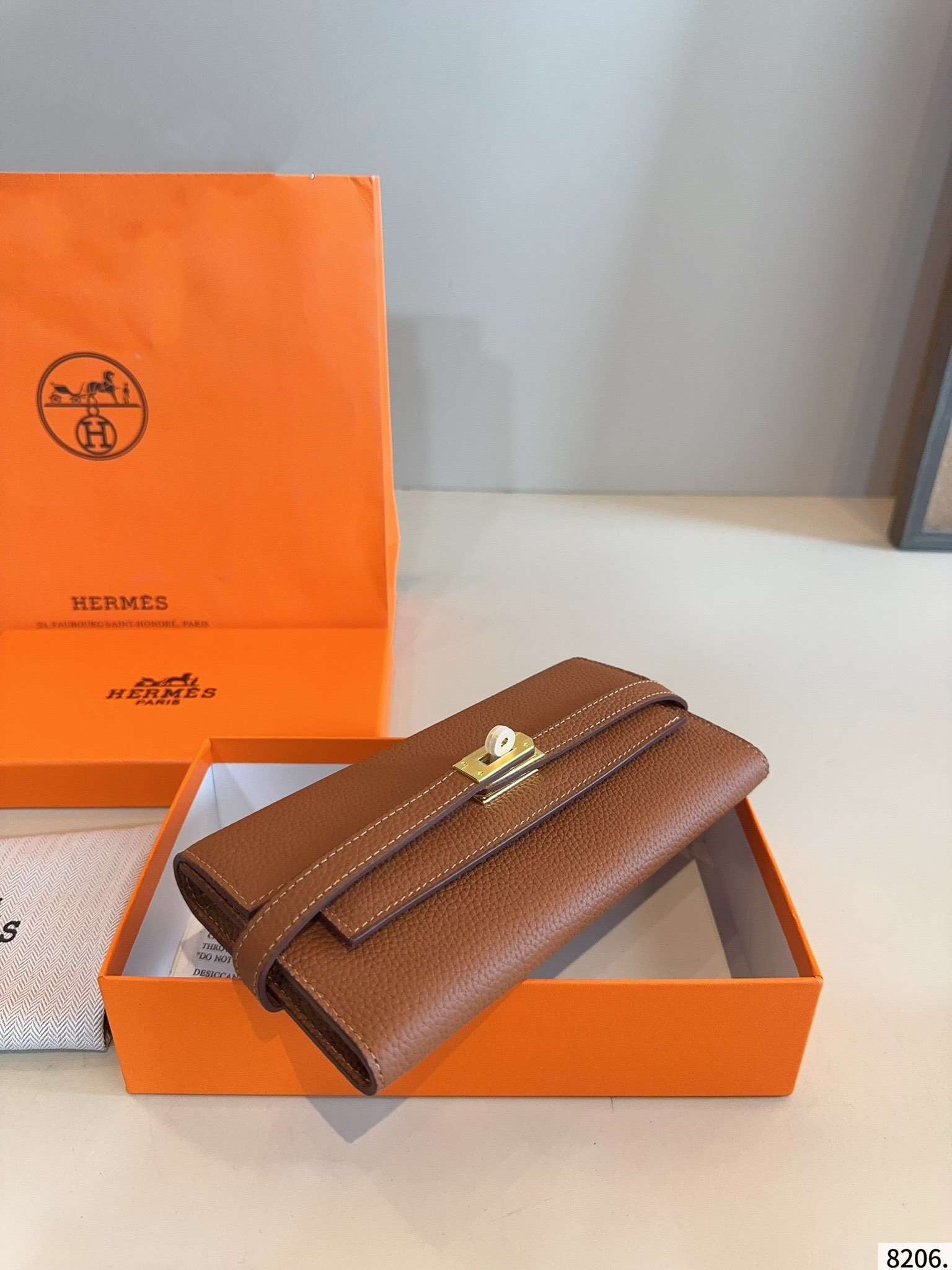 【HERMES公式旗艦店】エルメス 財布 ゴールド金具  7カラー 20*10CM-BRAND OFF