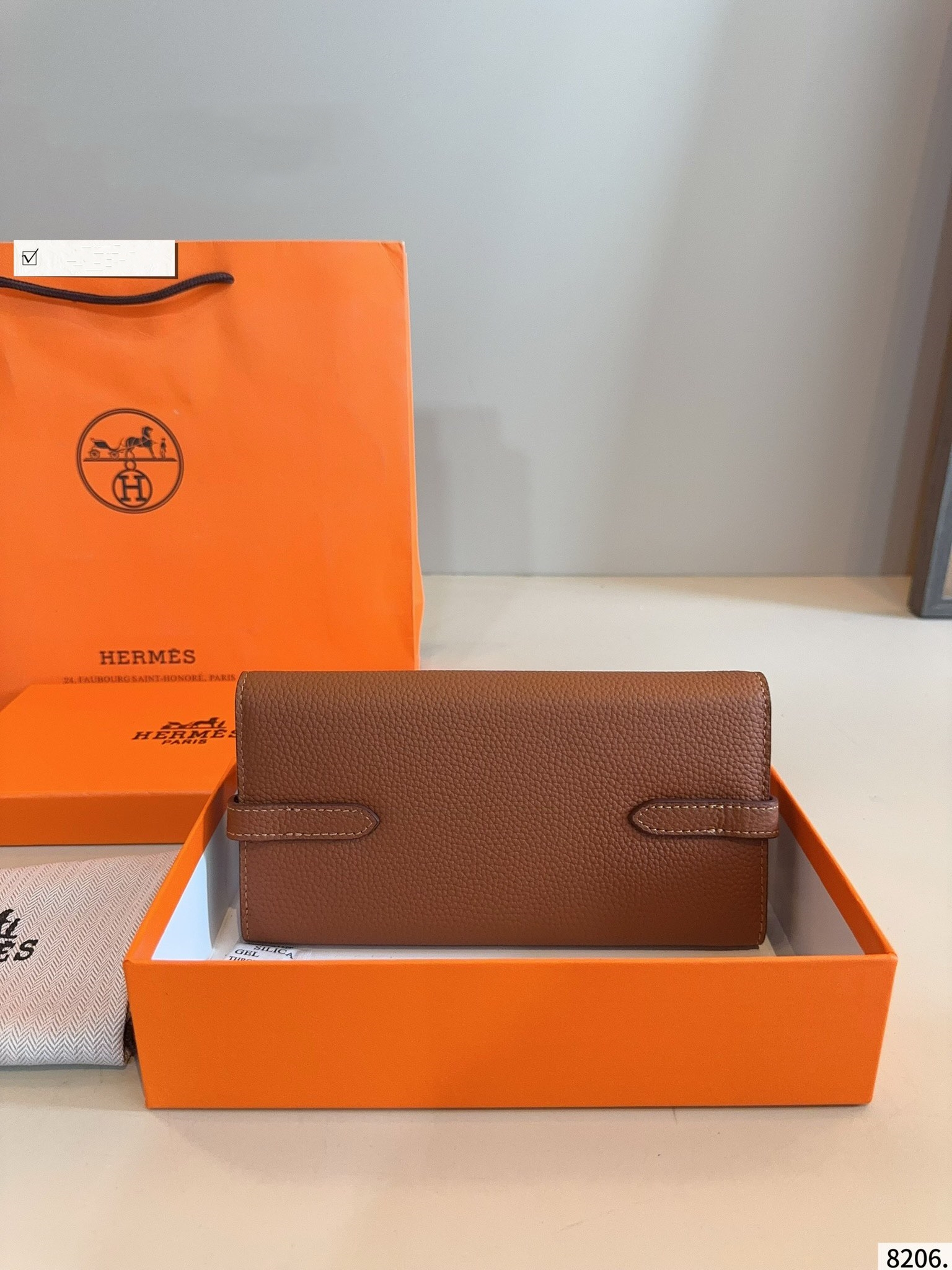 【HERMES公式旗艦店】エルメス 財布 ゴールド金具  7カラー 20*10CM-BRAND OFF