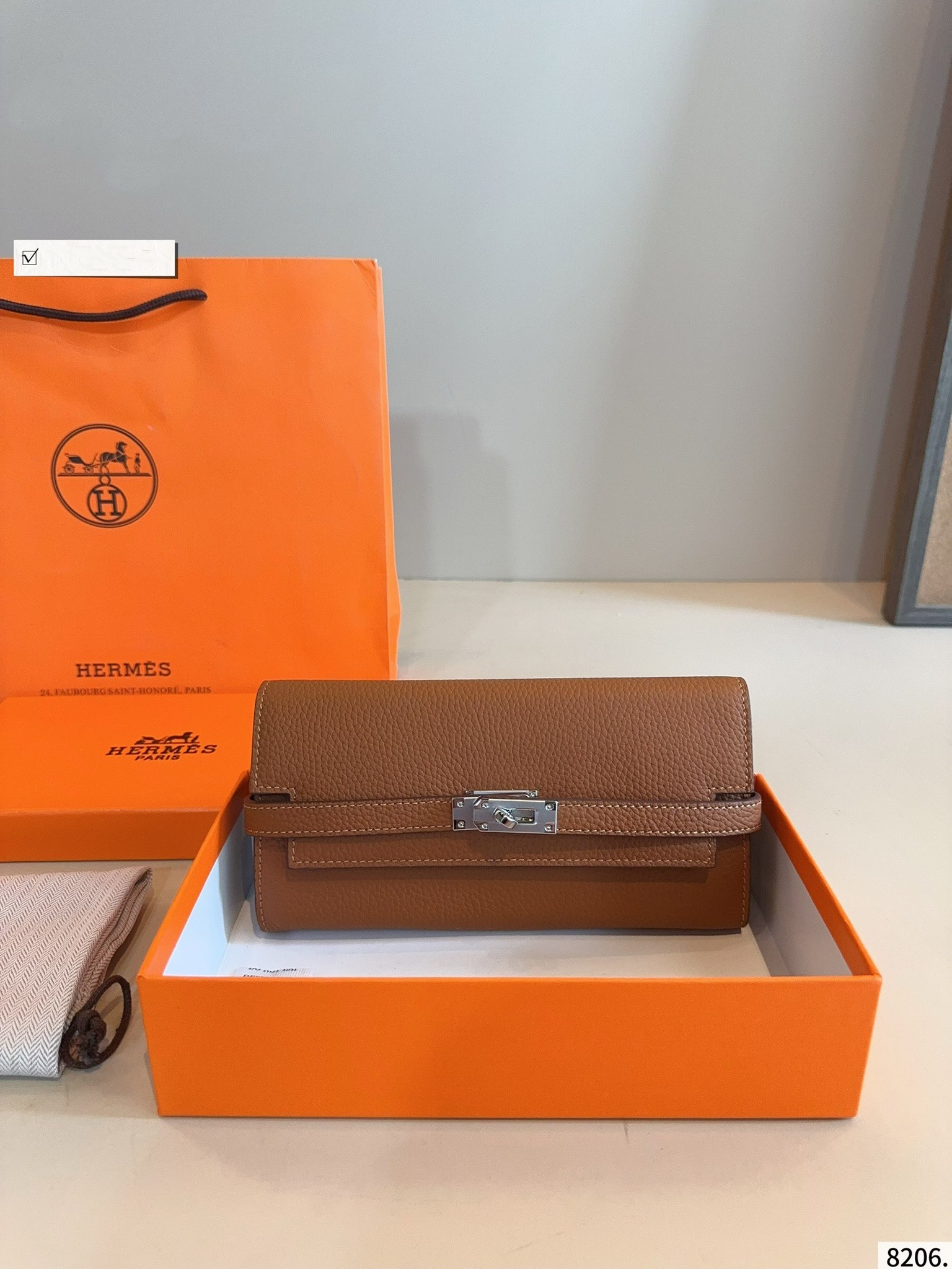 【HERMES公式旗艦店】エルメス 財布 シルバー金具  7カラー 20*10CM-BRAND OFF