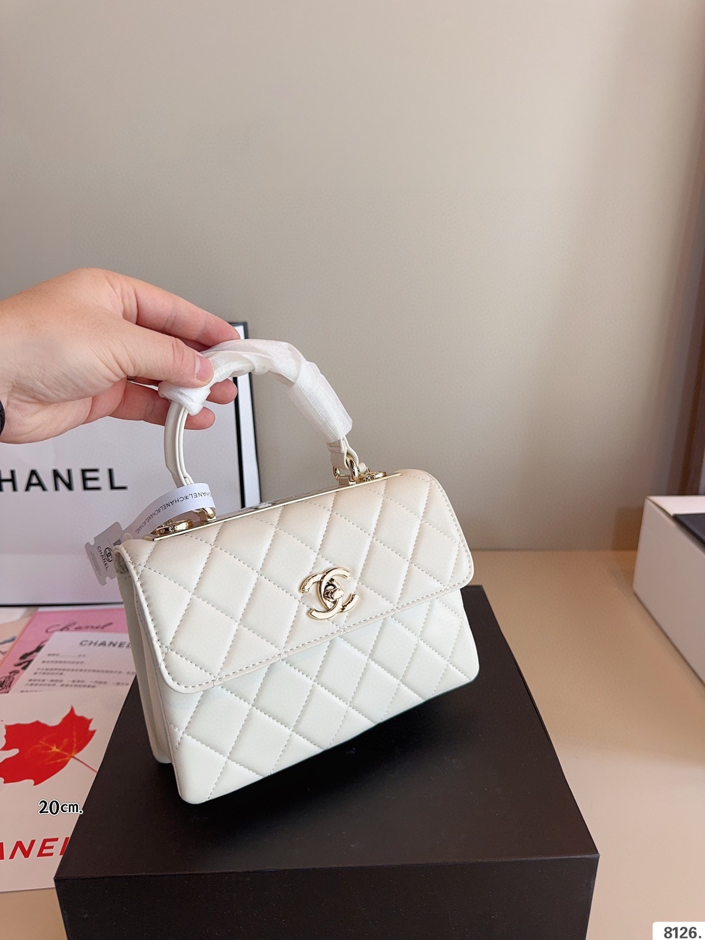 【CHANEL旗艦店】シャネル TRENDY CC ハンドバッグ-BRAND OFF