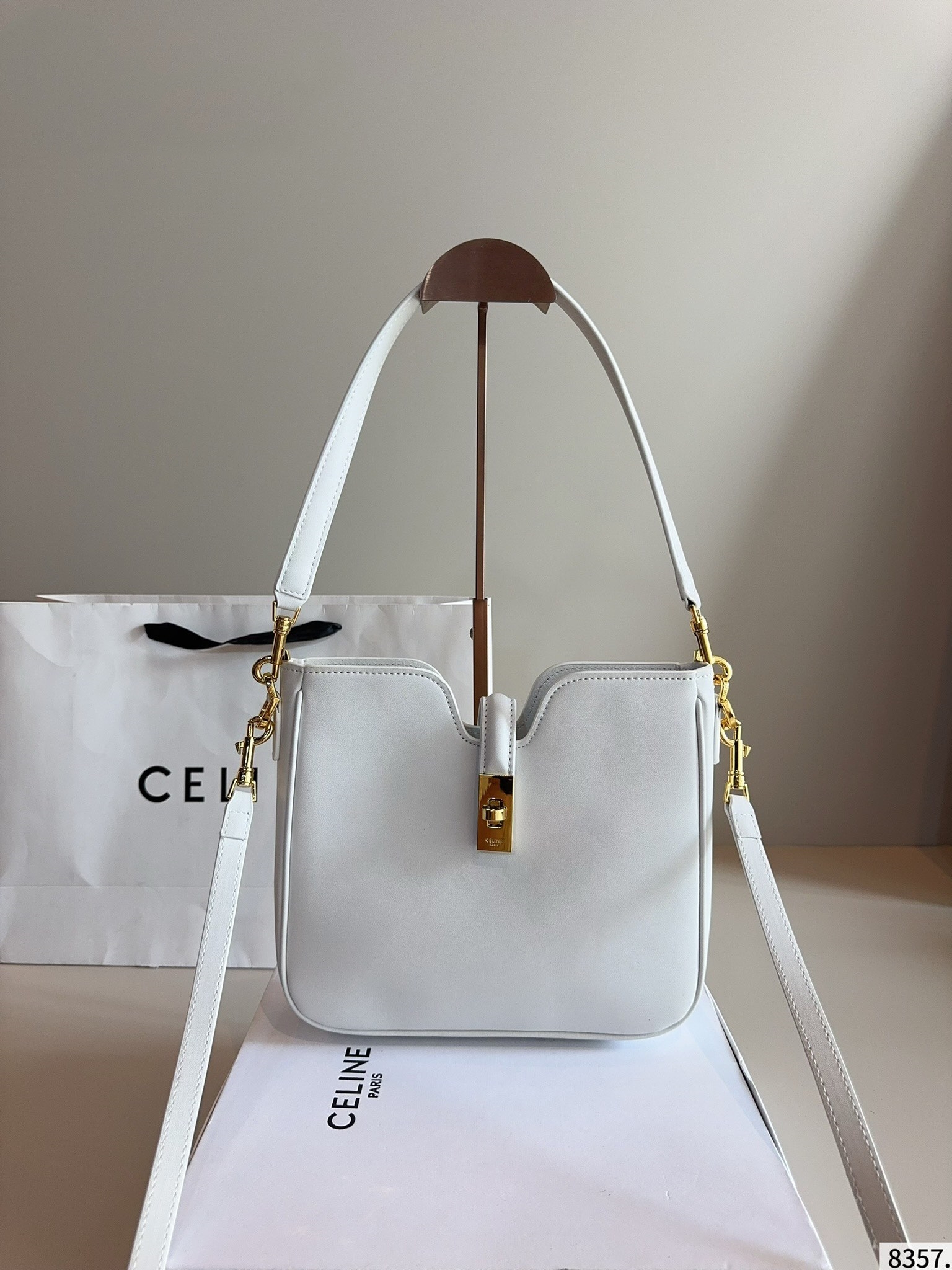 【CELINE公式旗艦店】セリーヌ 凱旋門 ショルダーバッグ-BRAND OFF