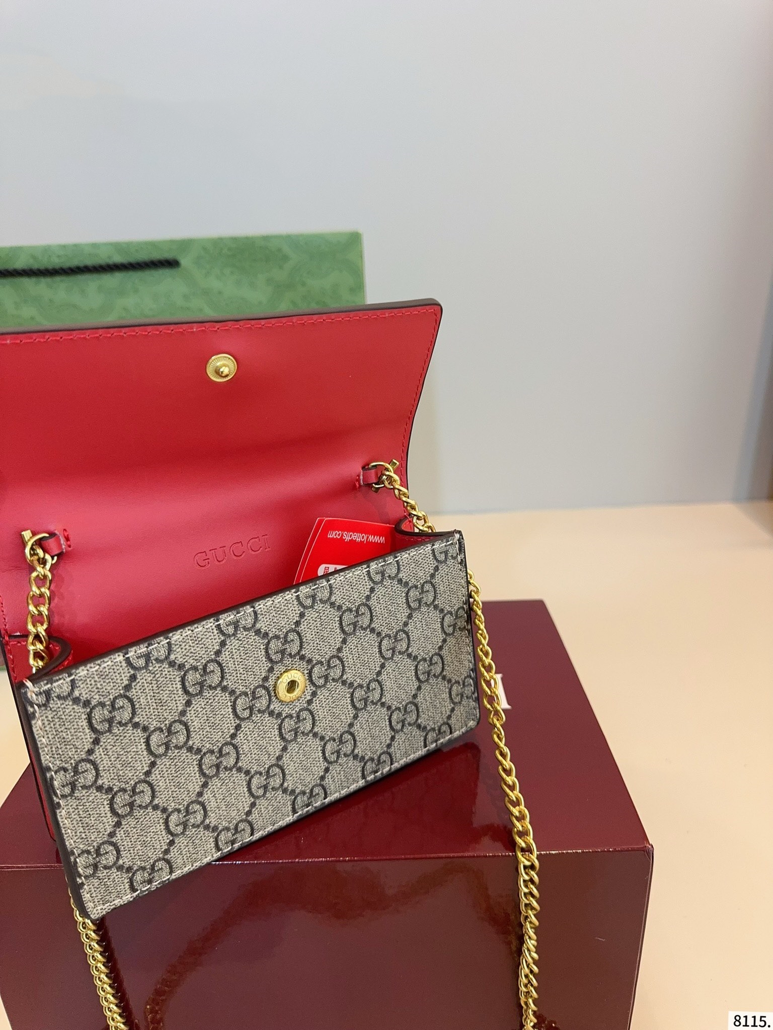 【GUCCI旗艦店】グッチ さくらんぼ チェーンバッグ★人気商品★-BRAND OFF